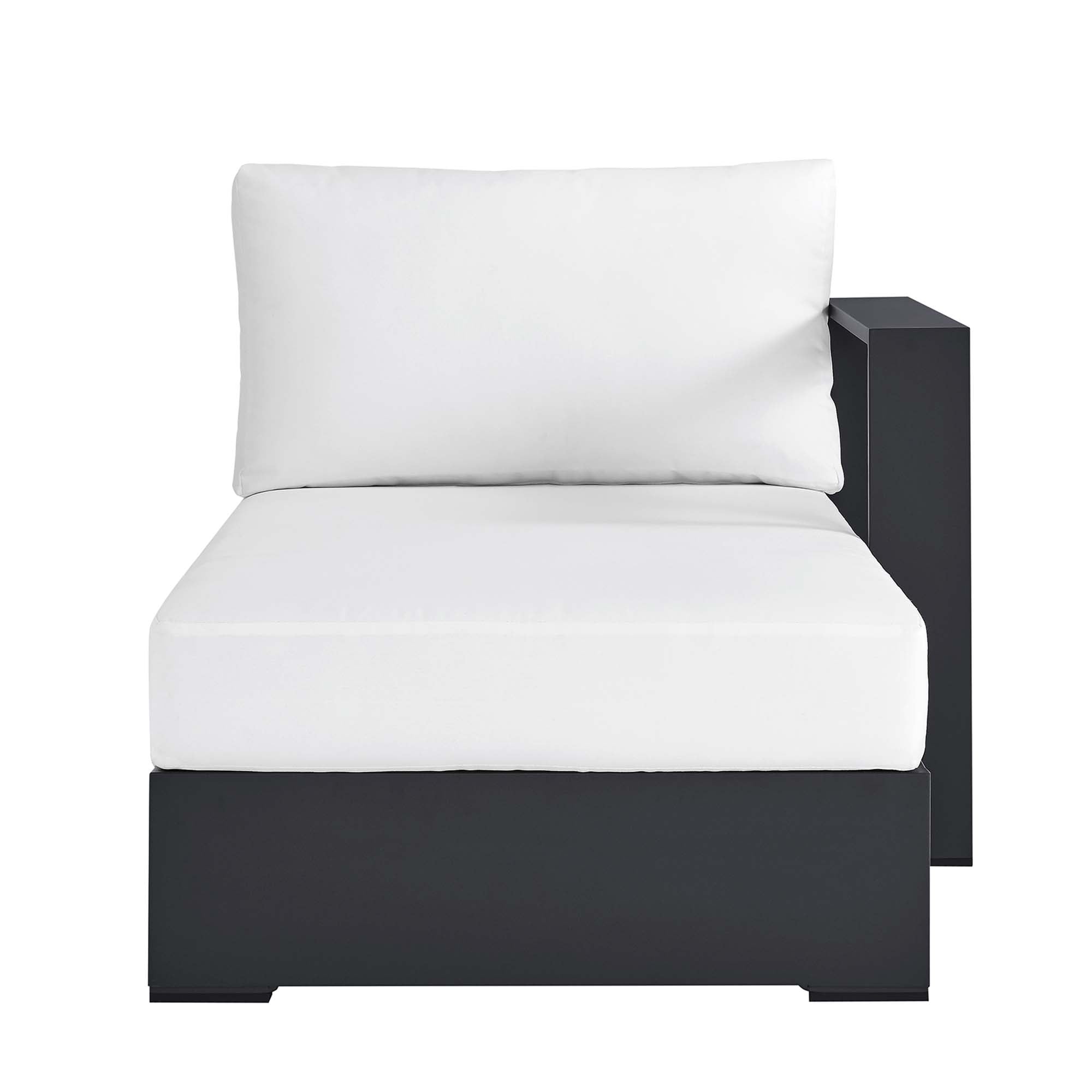 Modway Tahoe Outdoor Patio Powder-Coated Aluminum Modular Right-Facing Chaise Lounge