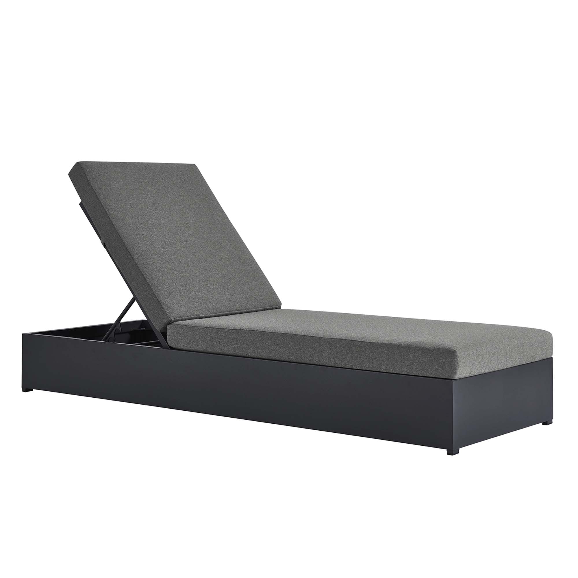 Modway Tahoe Outdoor Patio Powder-Coated Aluminum Chaise Lounge Chair