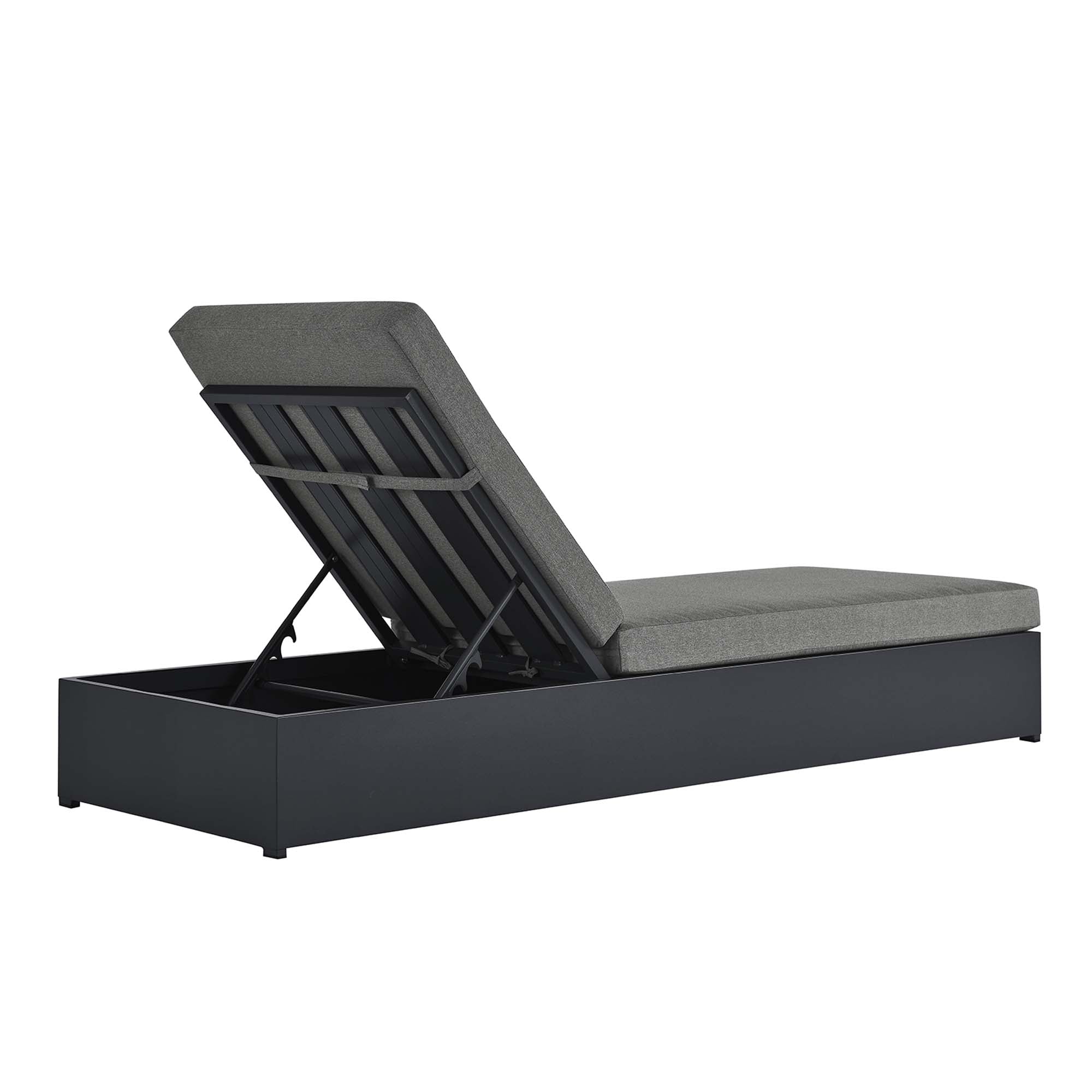 Modway Tahoe Outdoor Patio Powder-Coated Aluminum Chaise Lounge Chair