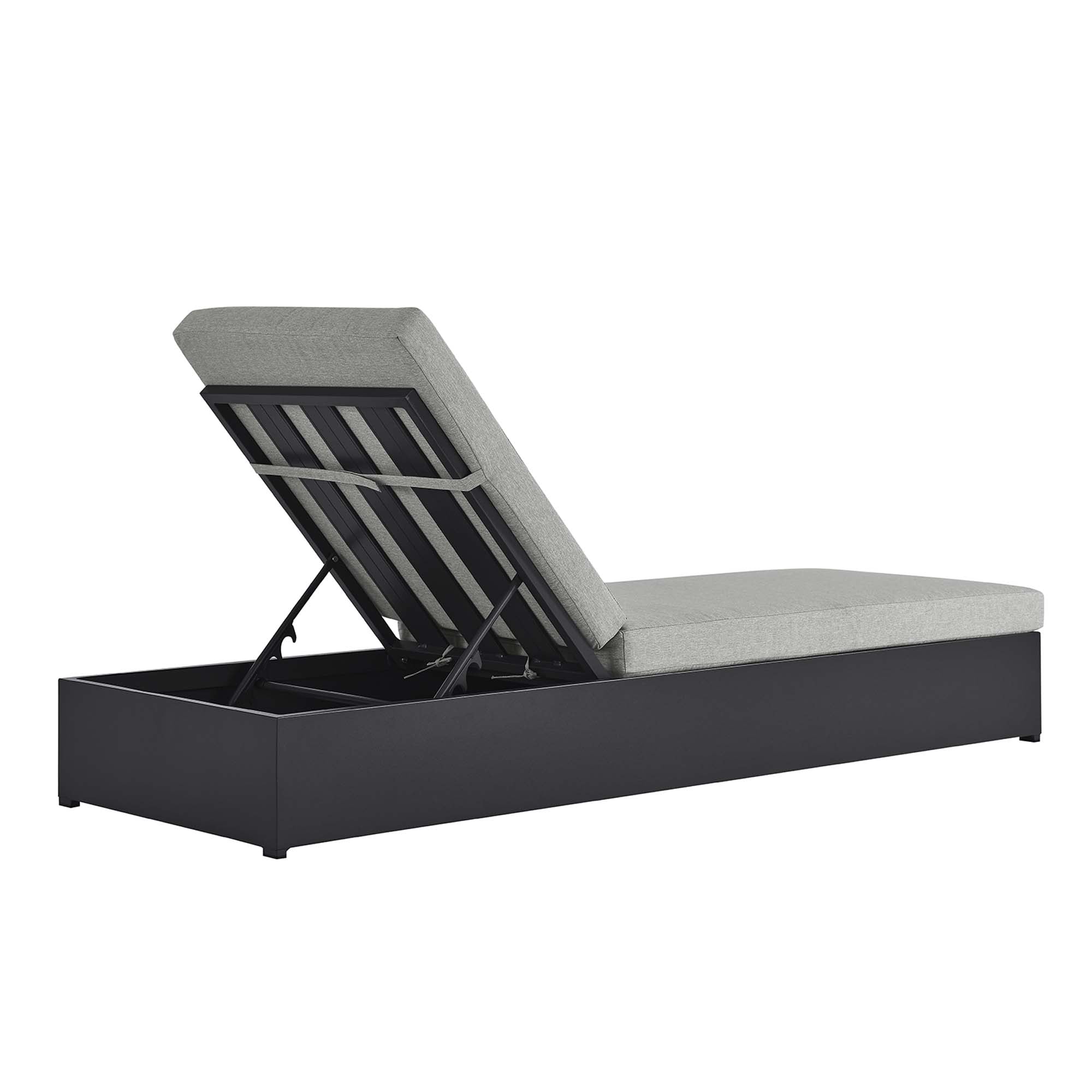 Modway Tahoe Outdoor Patio Powder-Coated Aluminum Chaise Lounge Chair