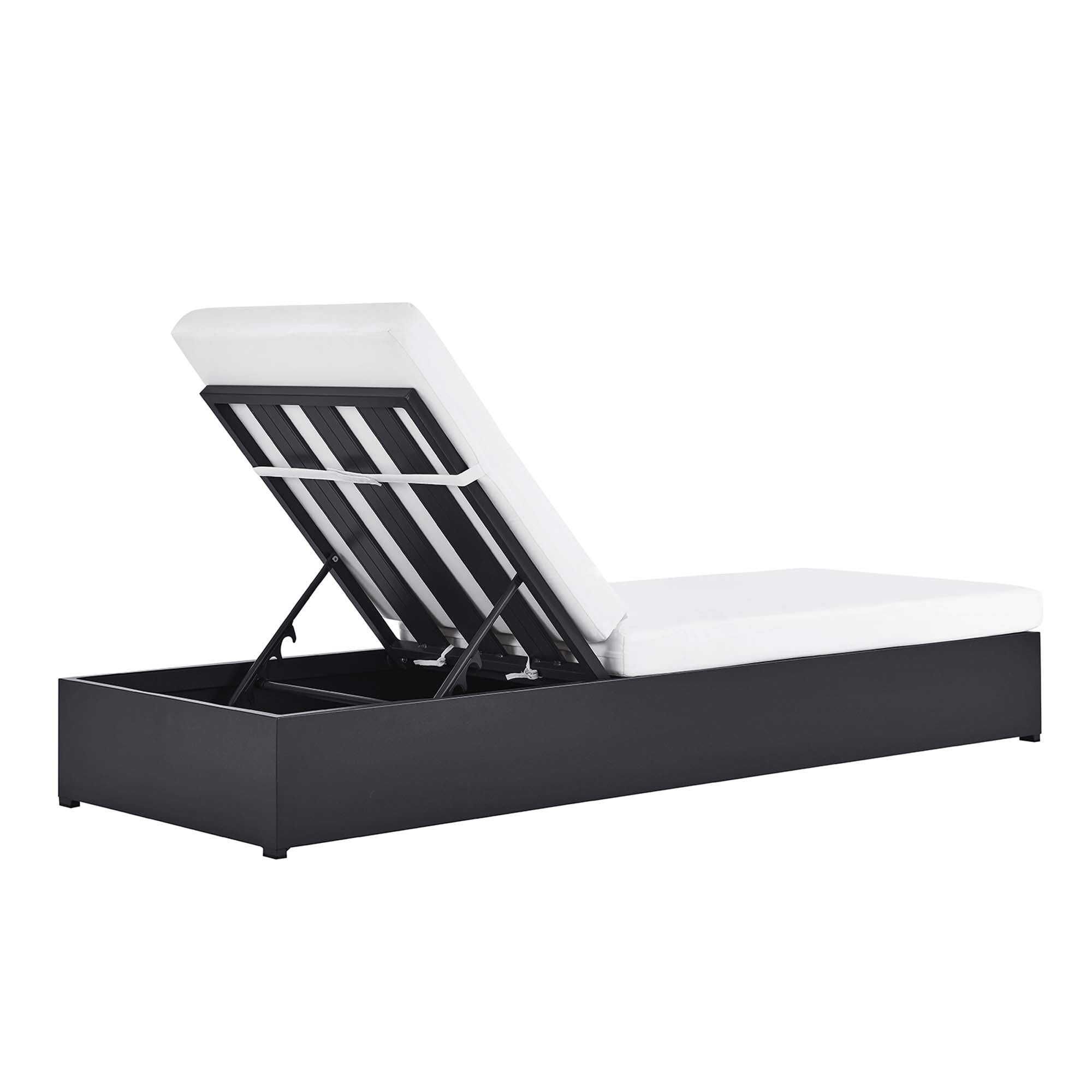 Modway Tahoe Outdoor Patio Powder-Coated Aluminum Chaise Lounge Chair