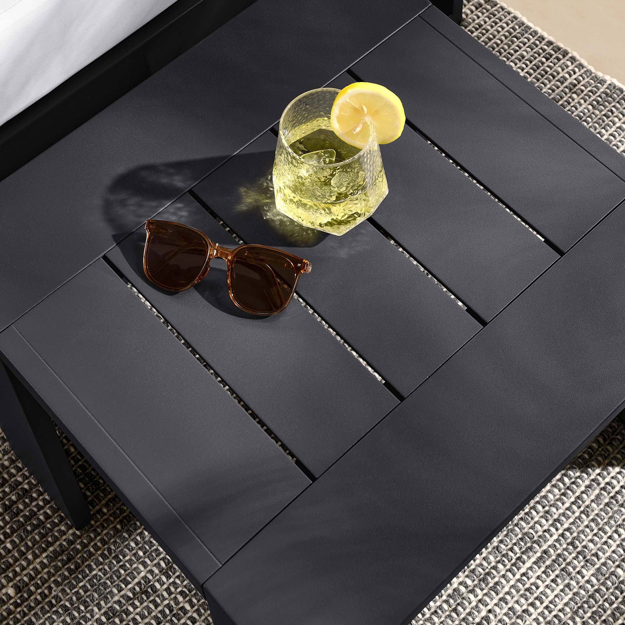 Modway Tahoe Outdoor Patio Powder-Coated Aluminum End Table