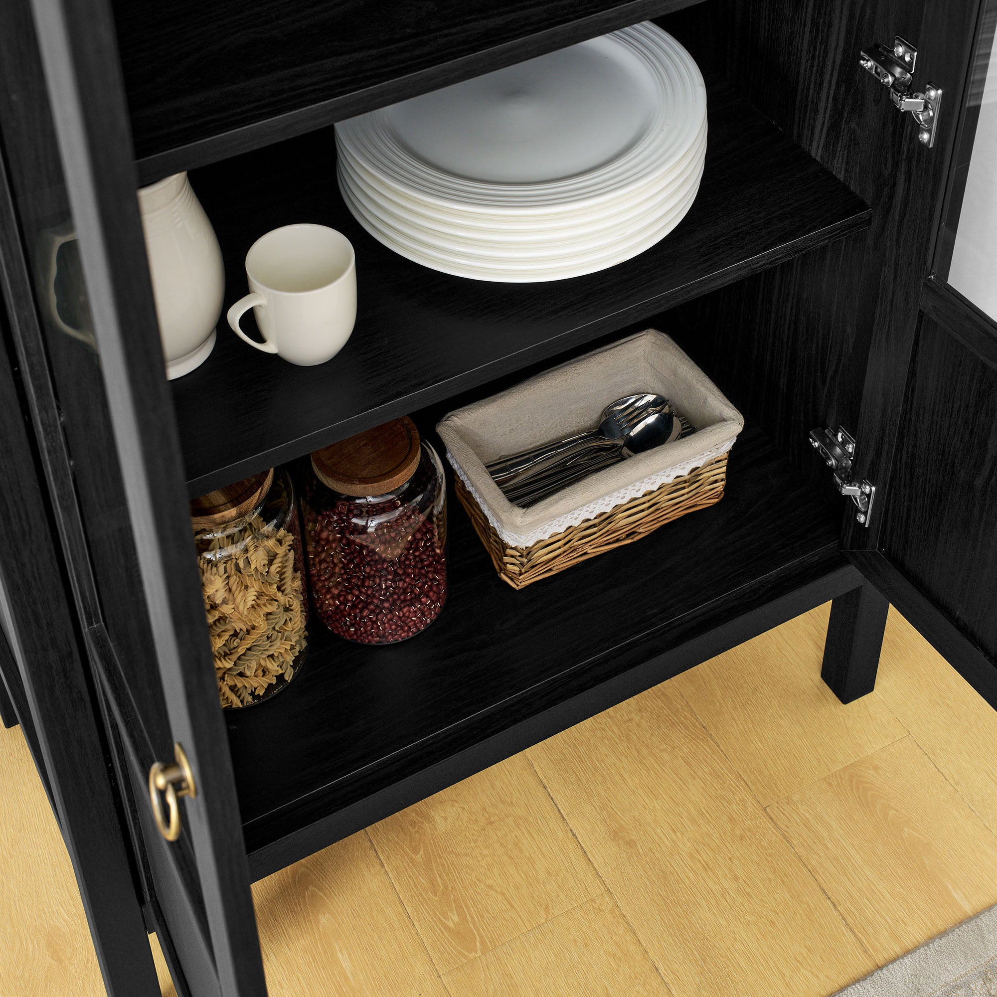 Modway Tessa Tall Arched Storage Display Cabinet