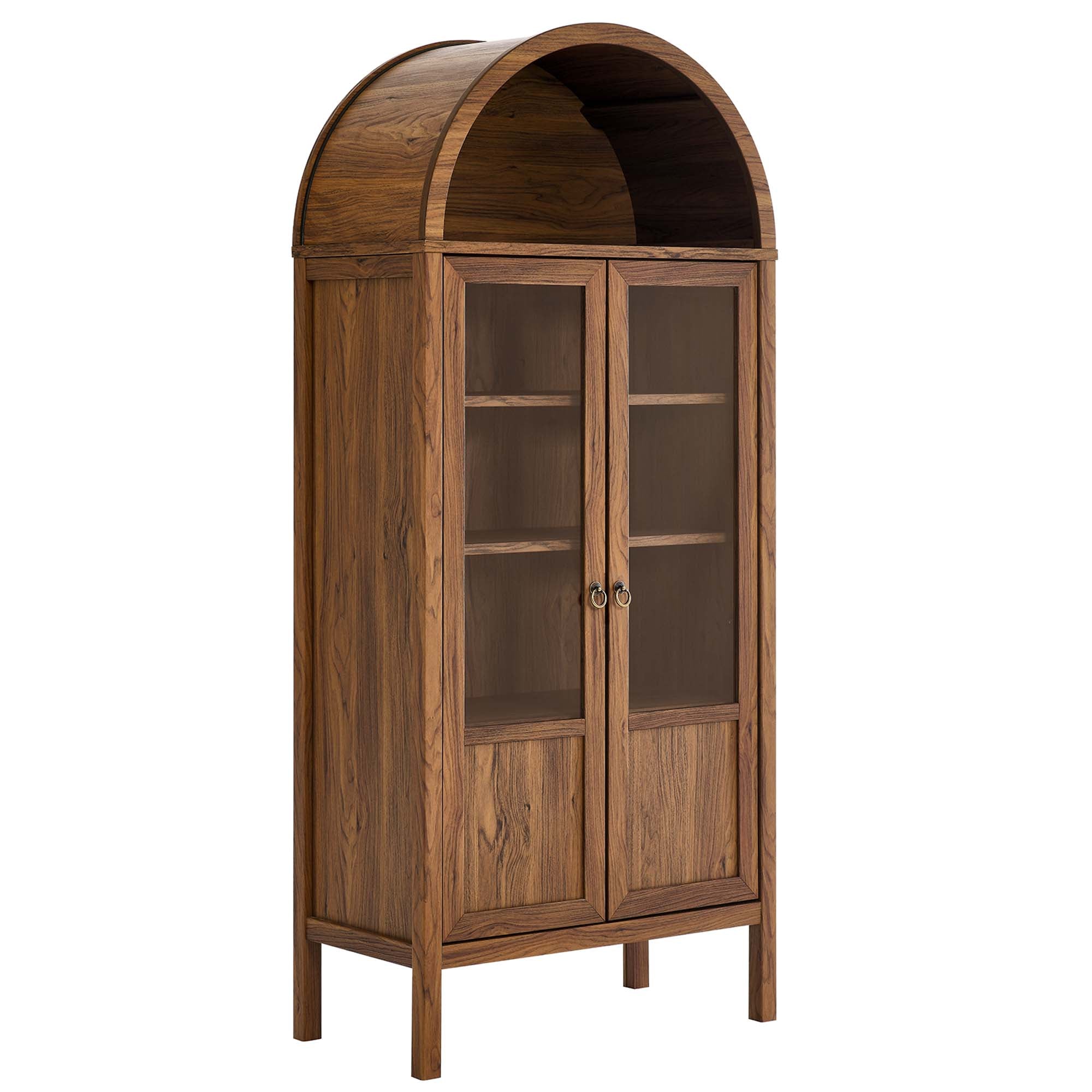 Modway Tessa Tall Arched Storage Display Cabinet