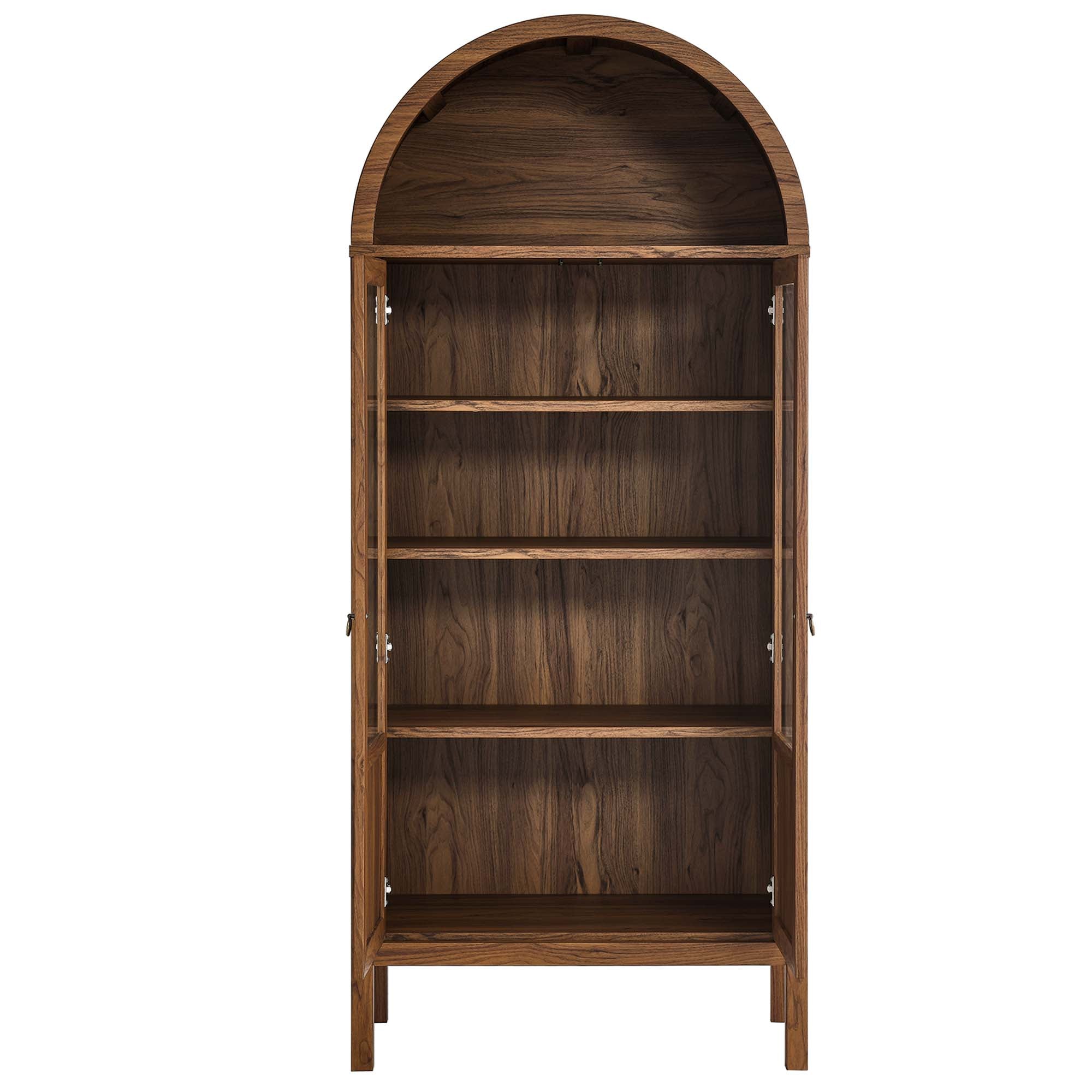 Modway Tessa Tall Arched Storage Display Cabinet