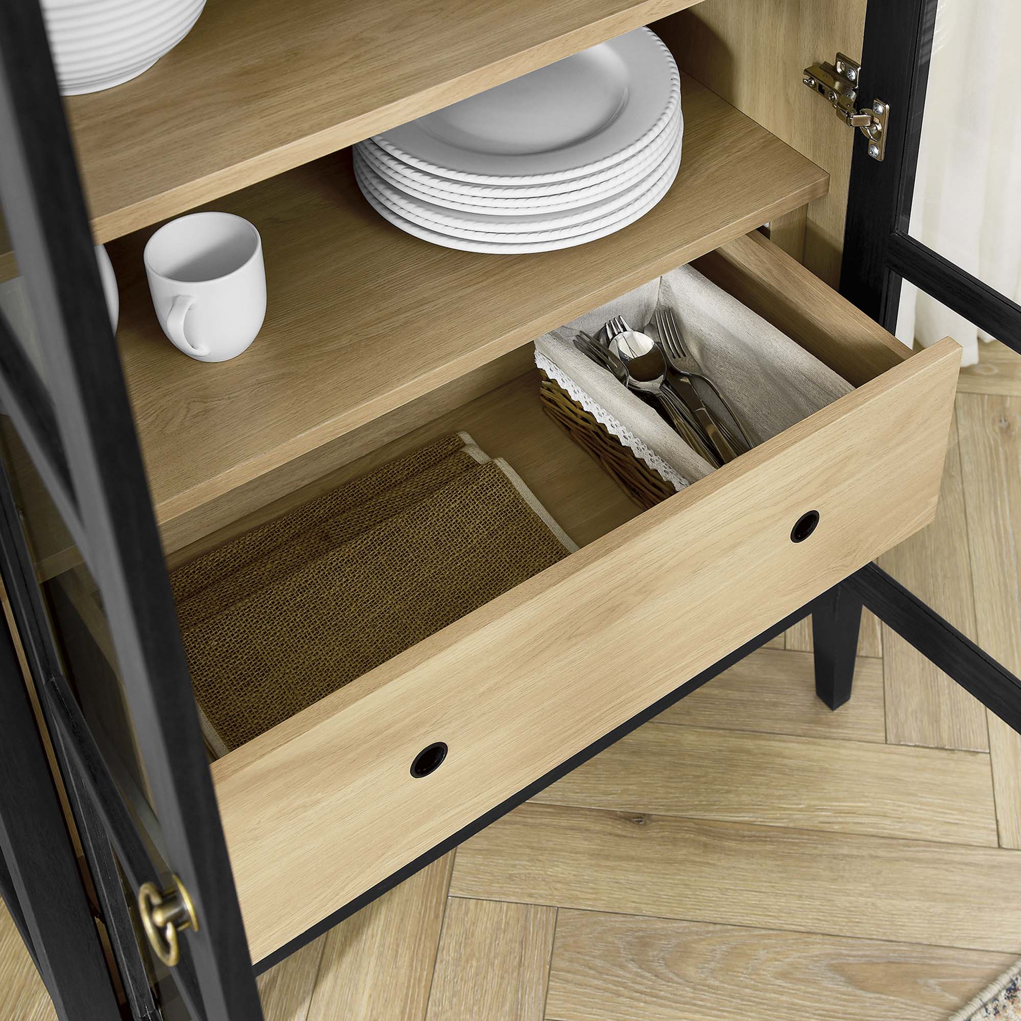 Modway Nolan Tall Arched Storage Display Cabinet