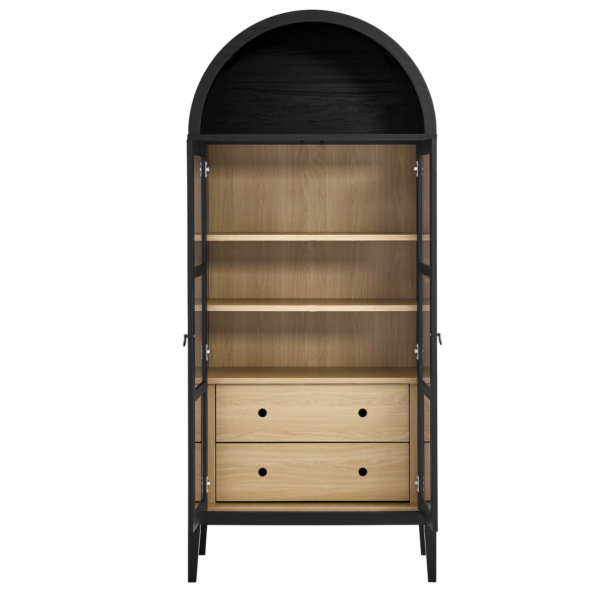Modway Nolan Tall Arched Storage Display Cabinet