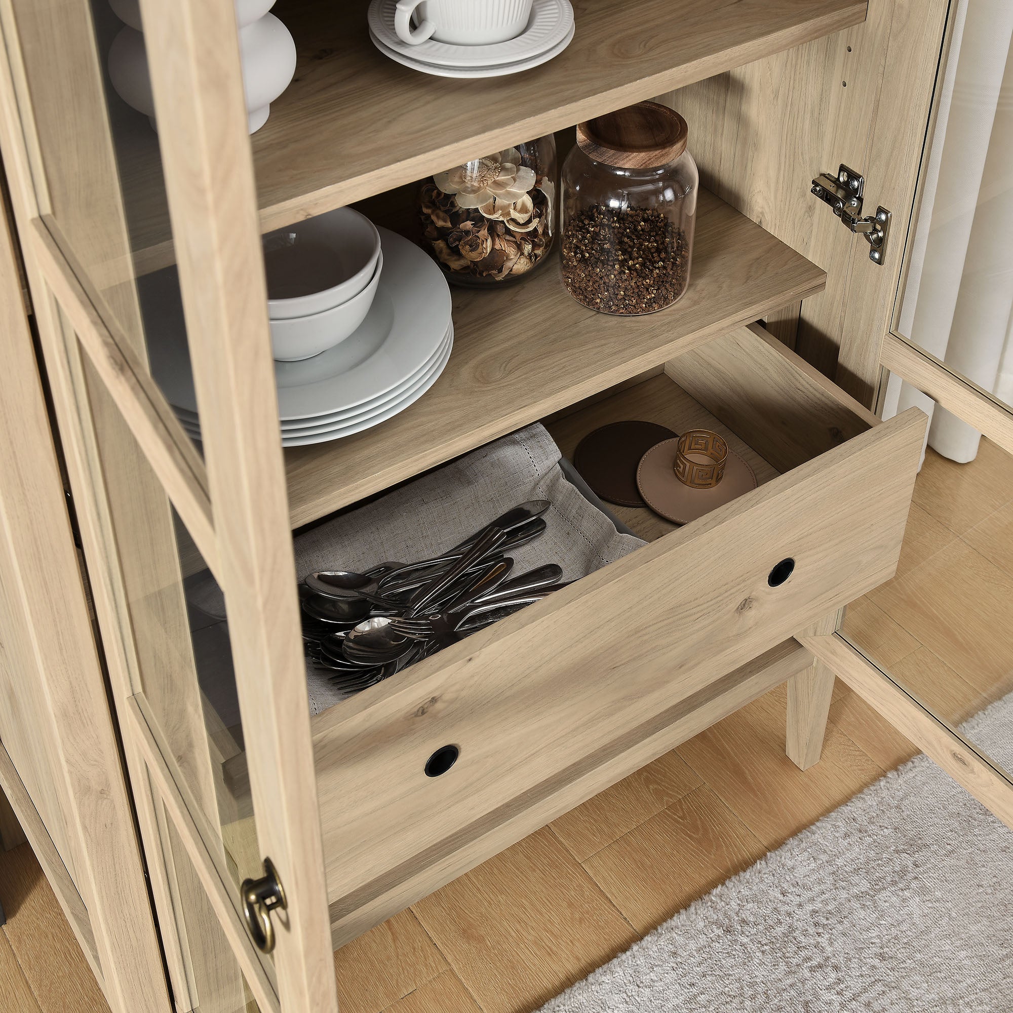 Modway Nolan Tall Arched Storage Display Cabinet