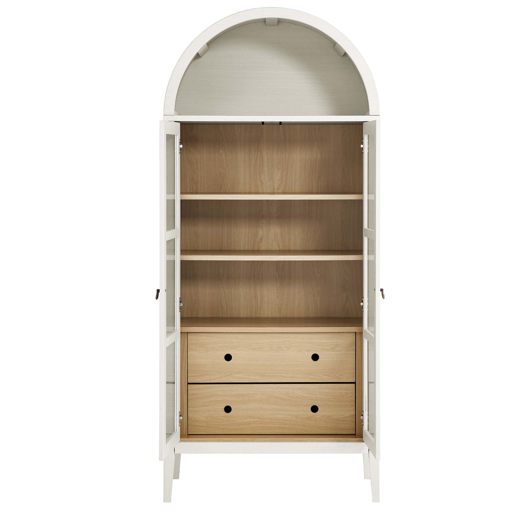 Modway Nolan Tall Arched Storage Display Cabinet