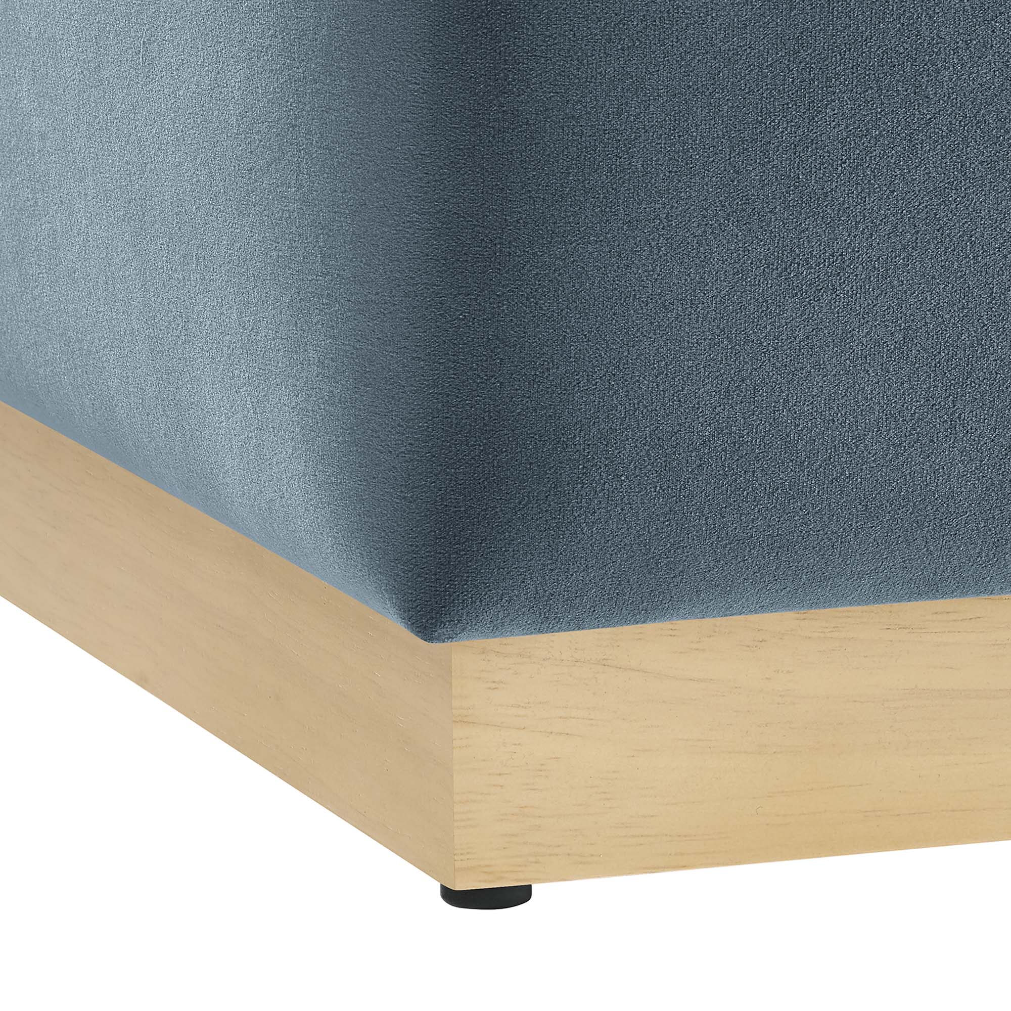 Modway Tilden 17" Square Performance Velvet Upholstered Ottoman