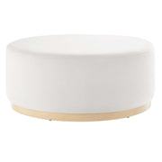 Modway Tilden Large 38" Round Performance Velvet Upholstered Ottoman
