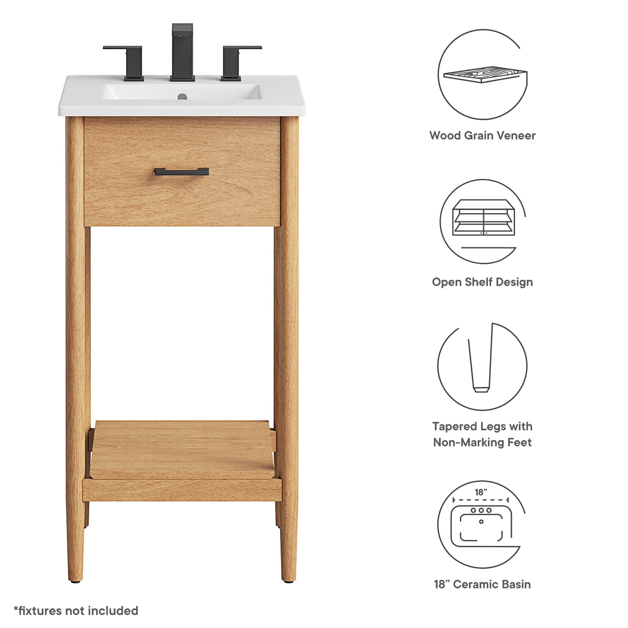 Modway Zaire 18" Bathroom Vanity