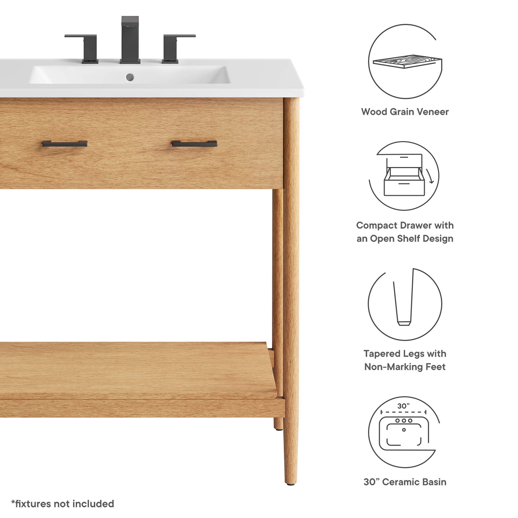 Modway Zaire 30" Bathroom Vanity