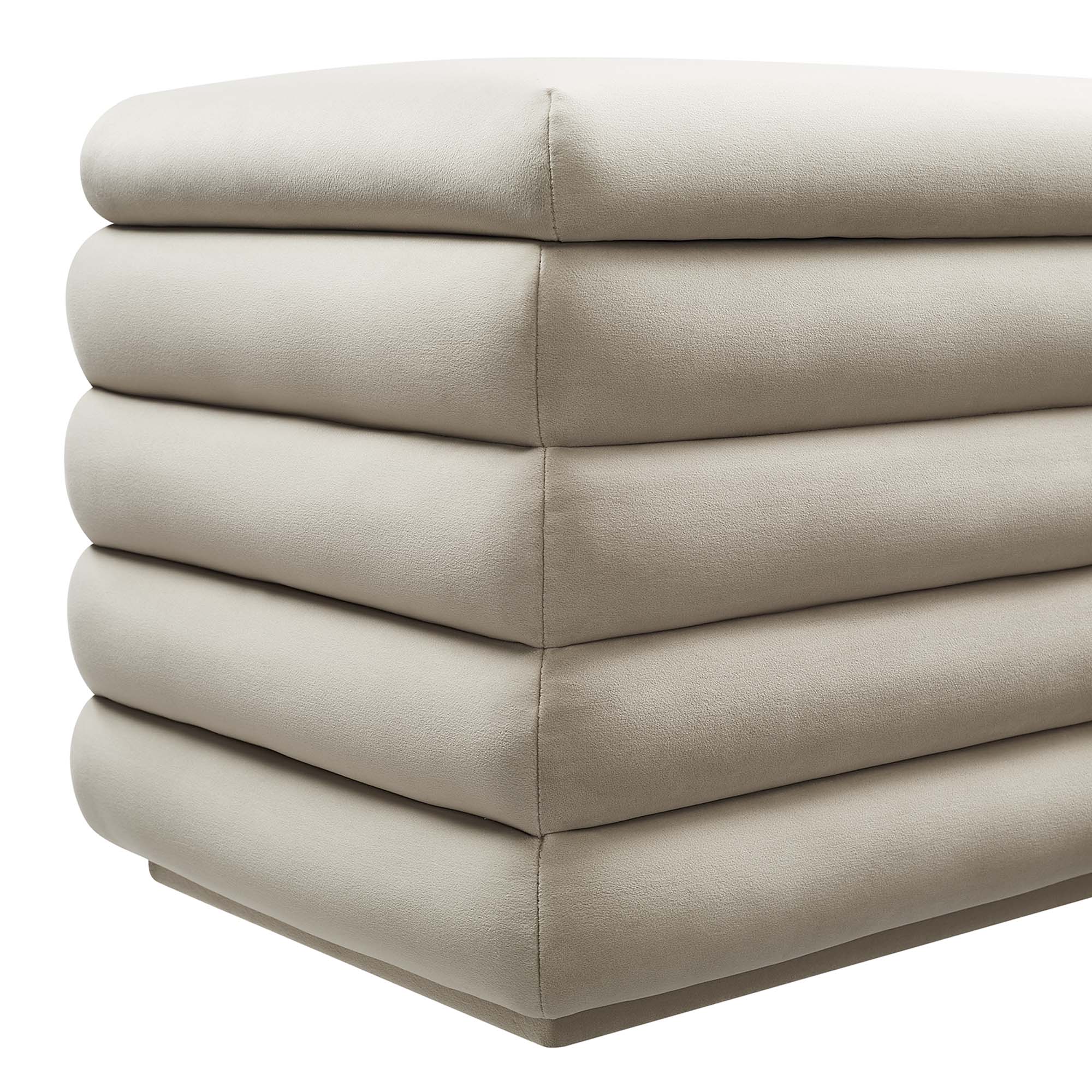 Modway Mezzo Upholstered Performance Velvet Storage Bench