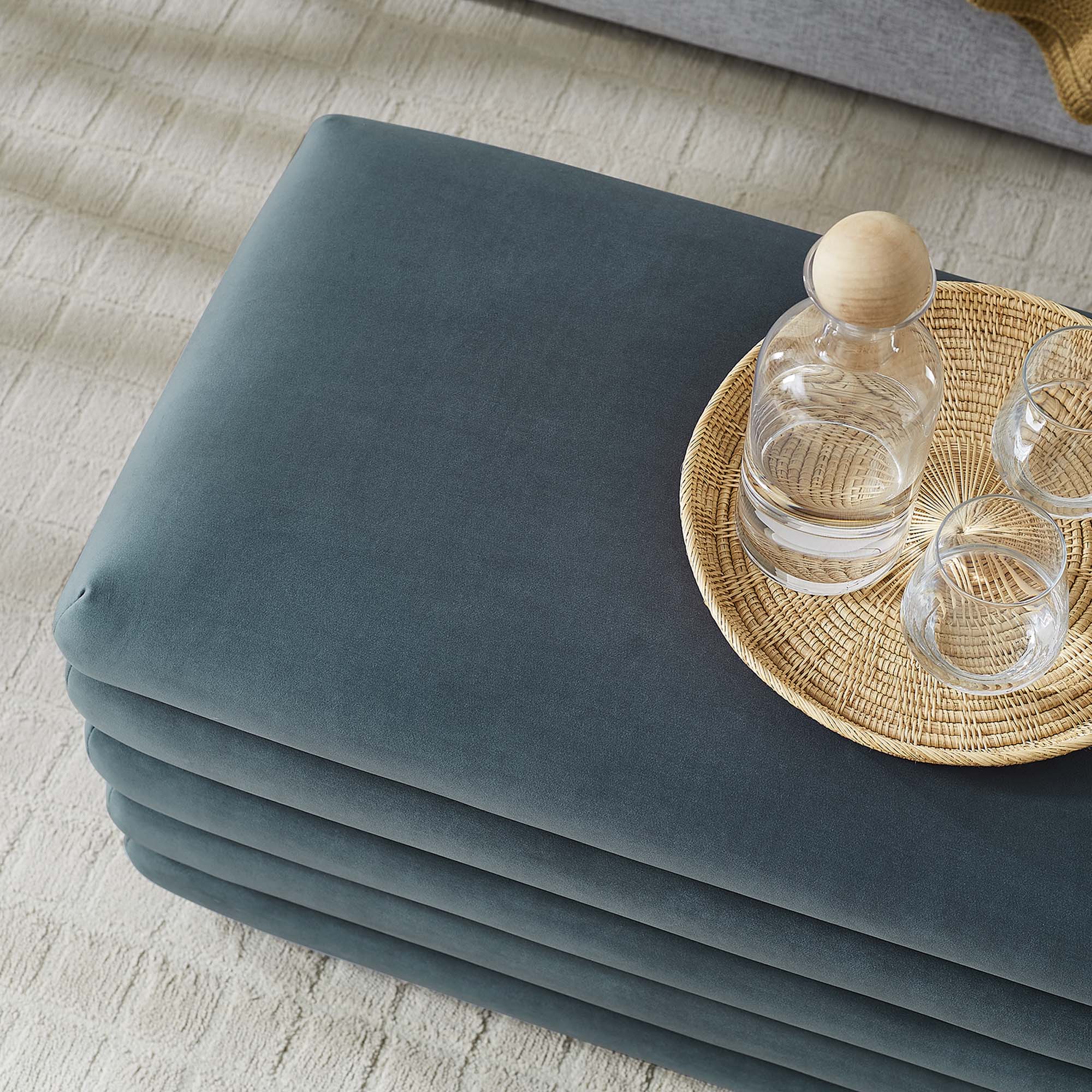 Modway Mezzo Upholstered Performance Velvet Storage Bench