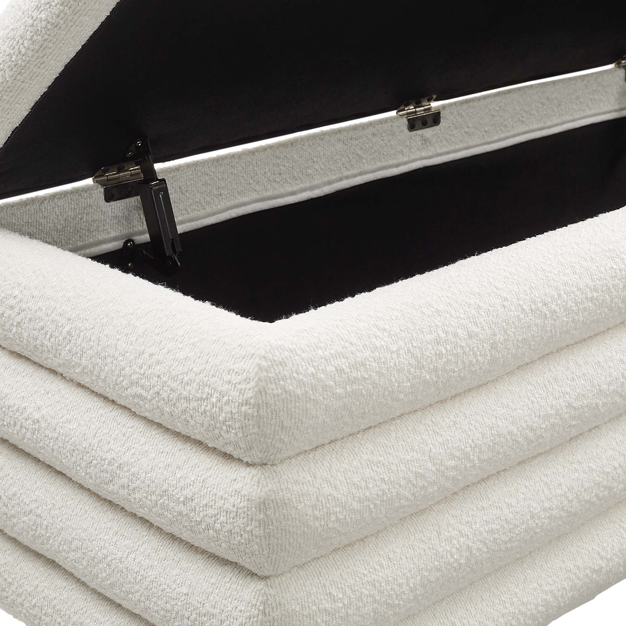 Modway Mezzo Boucle Upholstered Storage Bench