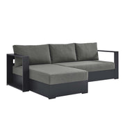Modway Tahoe 2-Piece Outdoor Patio Powder-Coated Aluminum Left-Facing Chaise Sectional Sofa Set