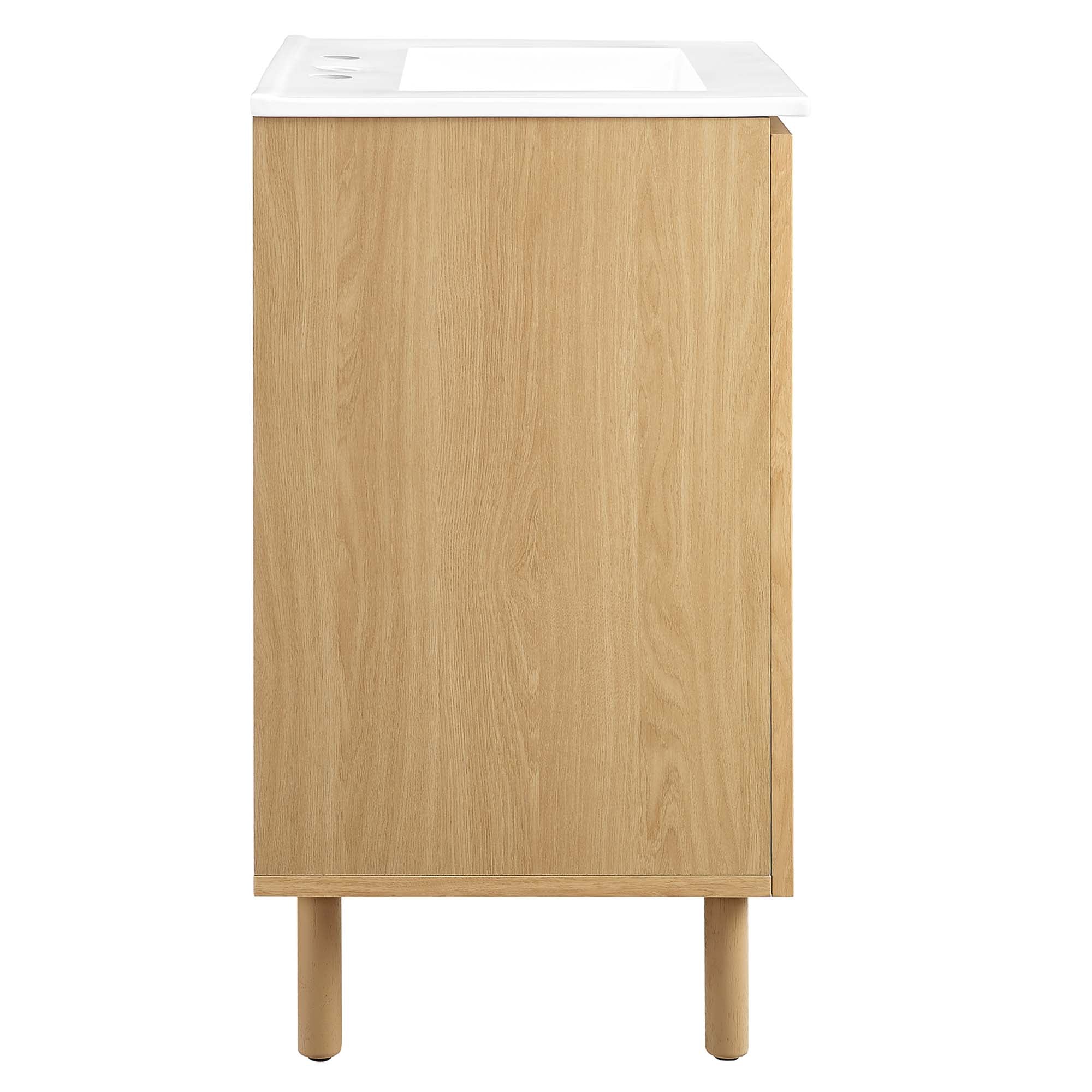 Modway Calla 24" Perforated Metal Bathroom Vanity