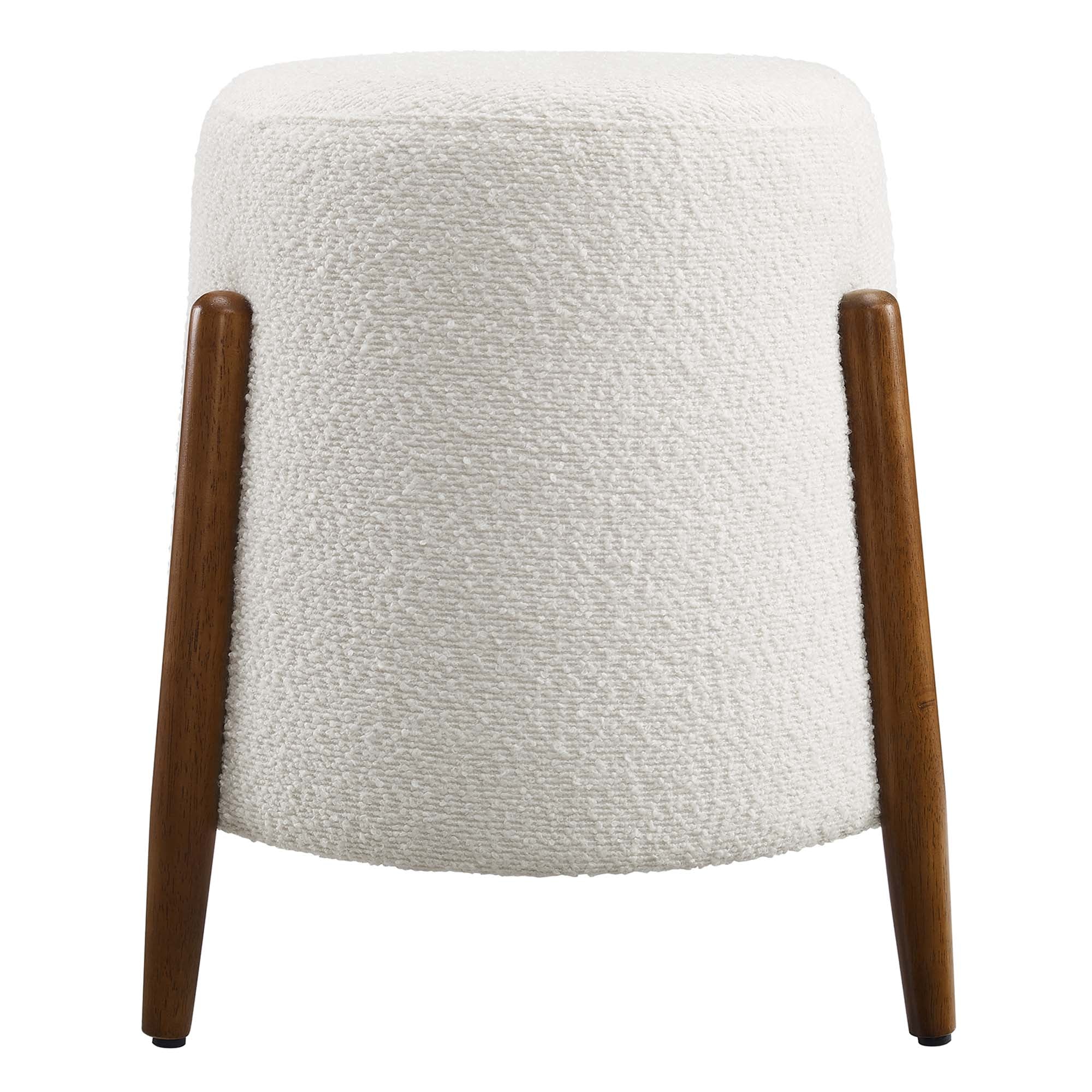 Modway Riven Upholstered Boucle Fabric Ottoman