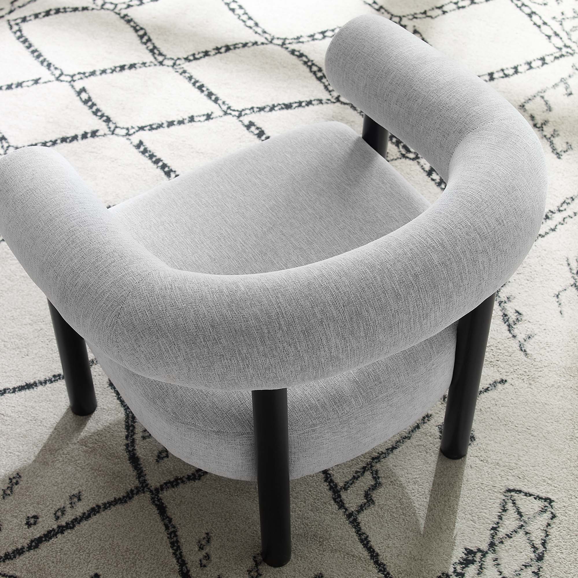 Modway Sable Upholstered Fabric Armchair
