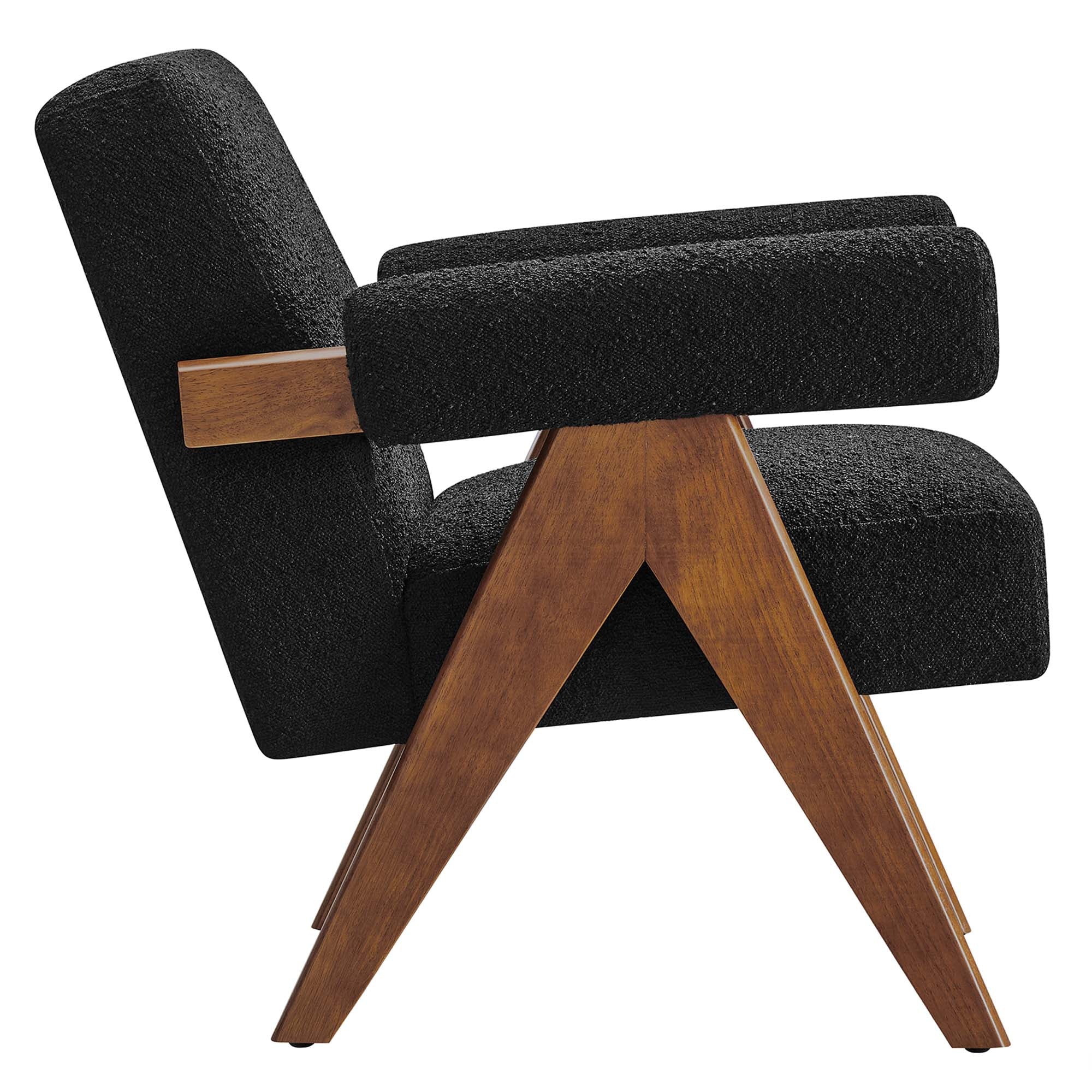 Modway Lyra Boucle Fabric Armchair Set of 2