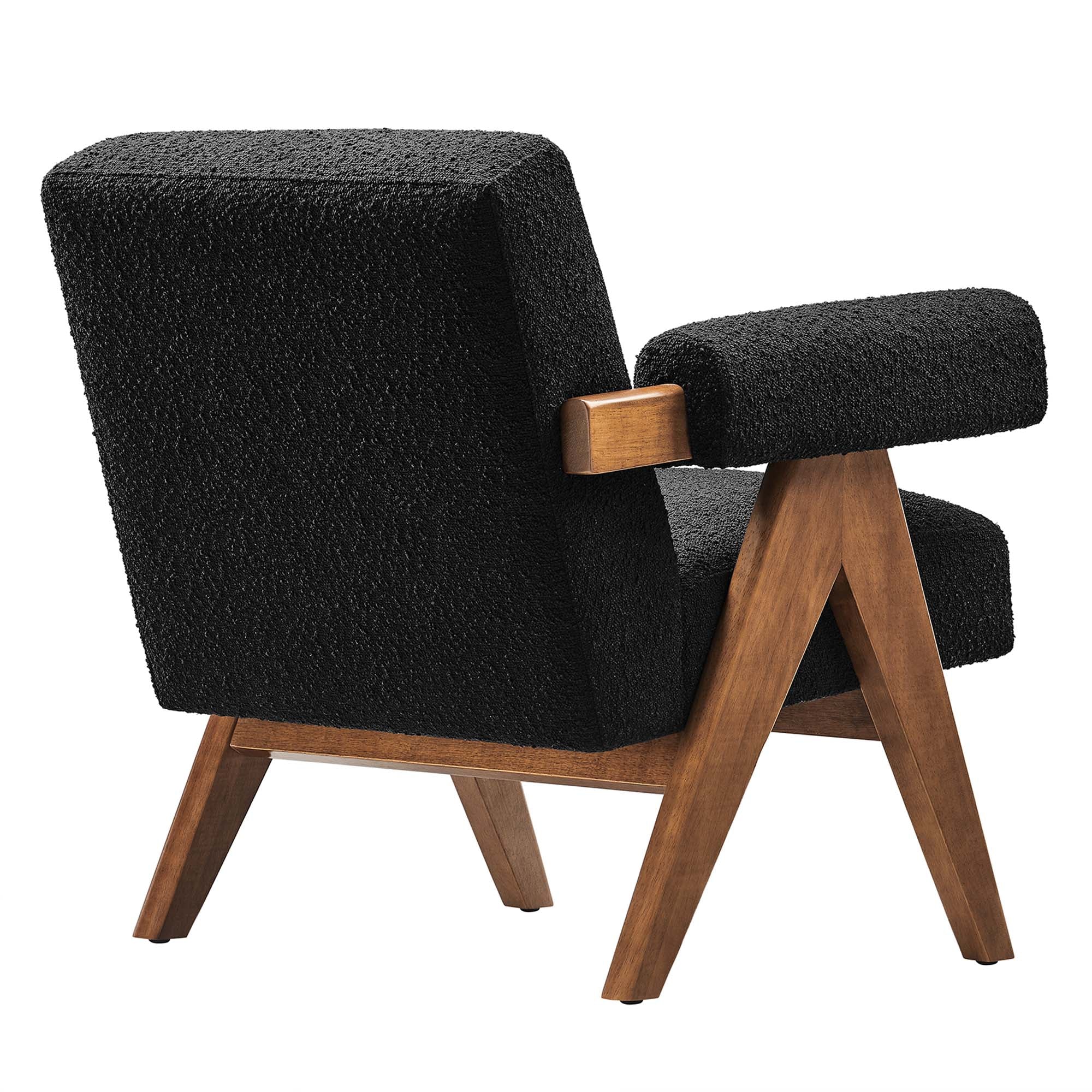 Modway Lyra Boucle Fabric Armchair Set of 2