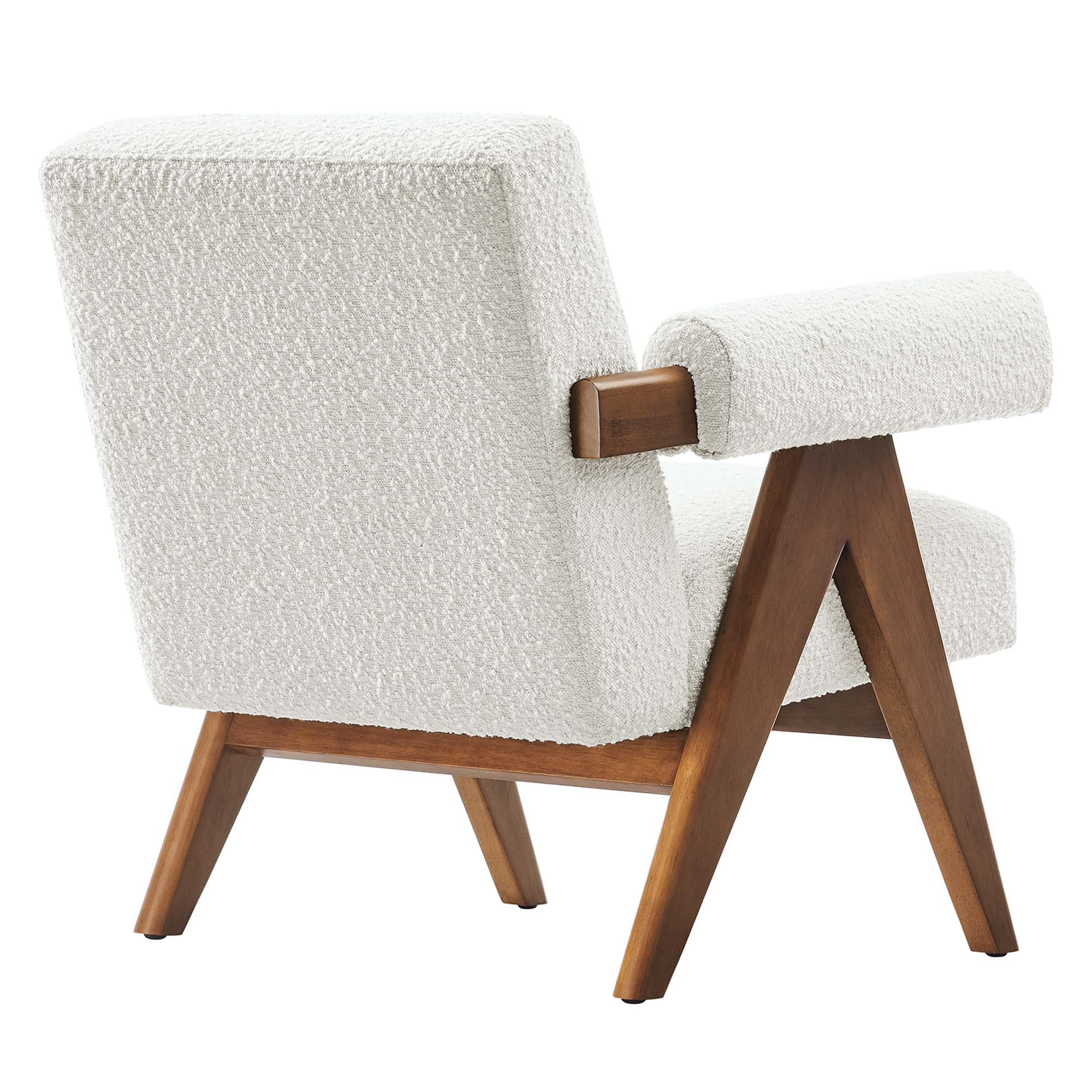 Modway Lyra Boucle Fabric Armchair Set of 2