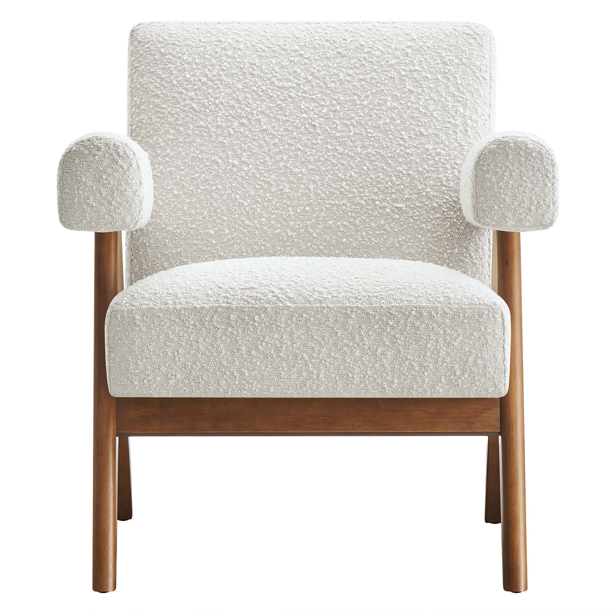 Modway Lyra Boucle Fabric Armchair Set of 2