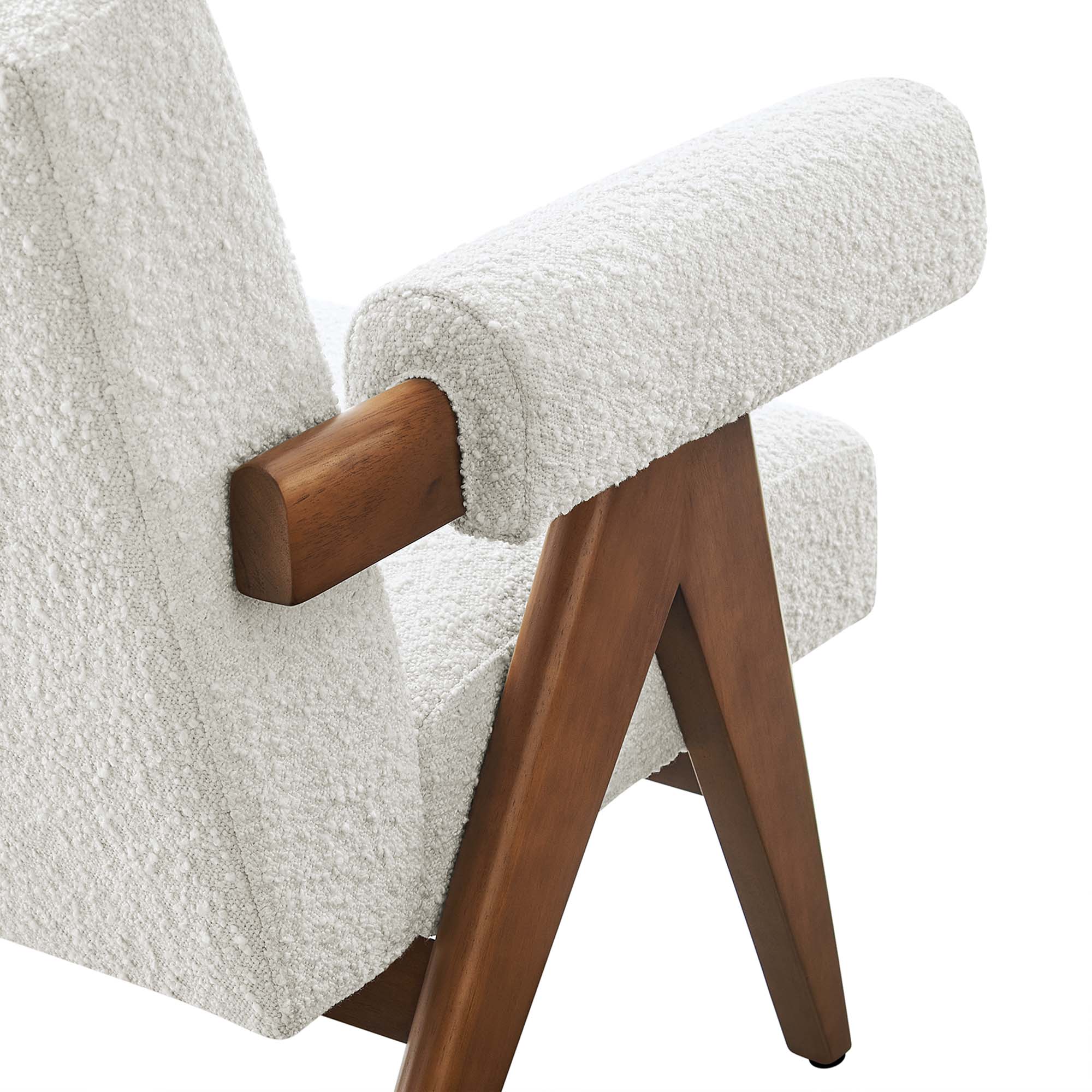 Modway Lyra Boucle Fabric Armchair Set of 2
