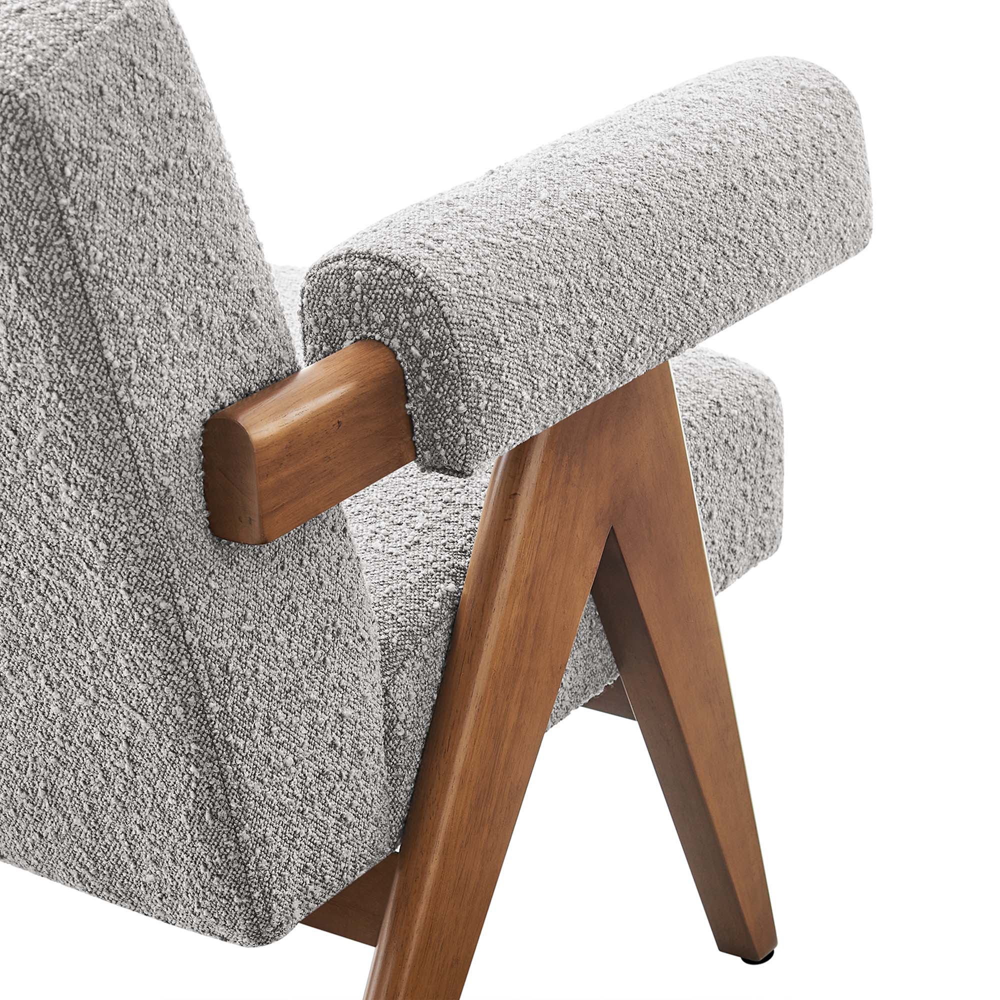 Modway Lyra Boucle Fabric Armchair Set of 2