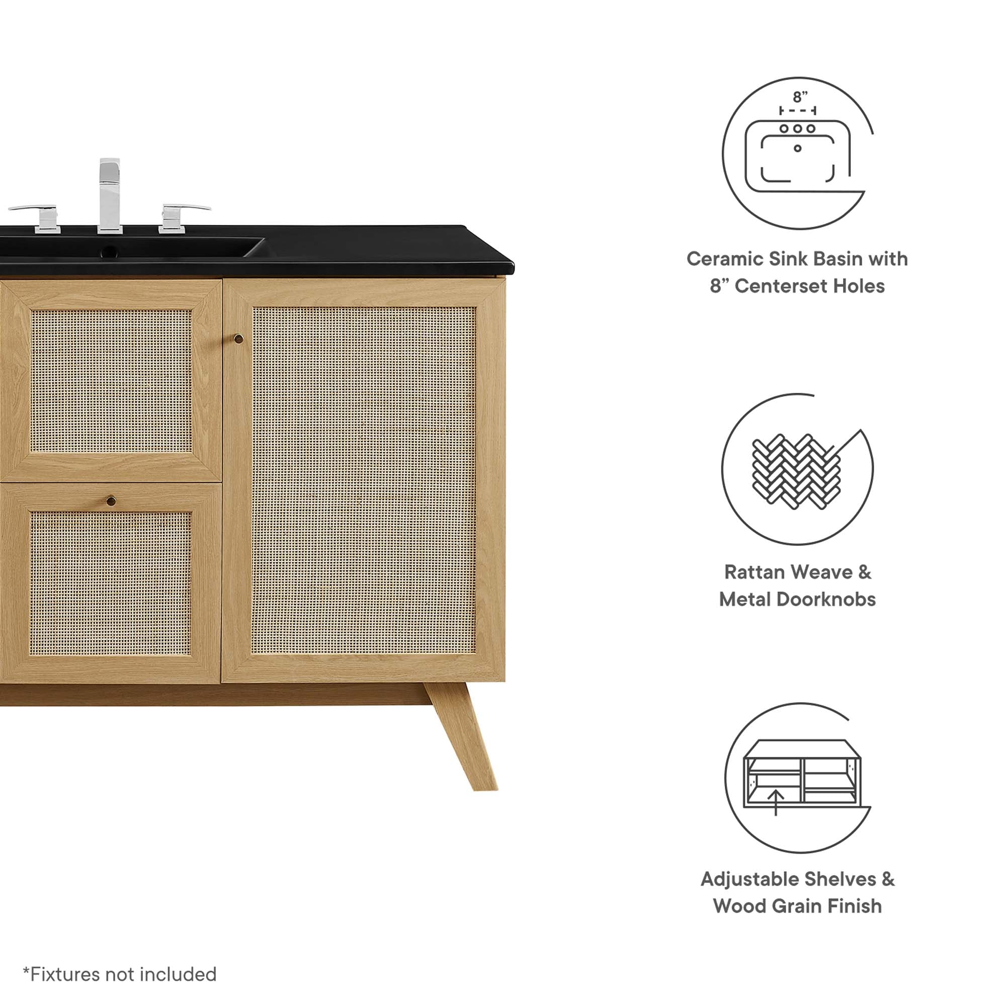 Modway Soma 48” Single Sink Bathroom Vanity