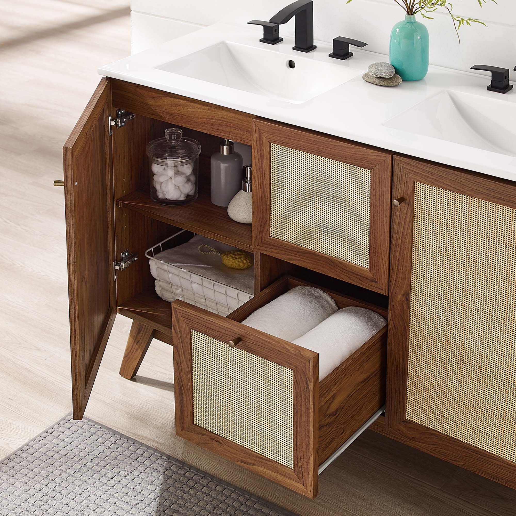 Modway Soma 48” Double Sink Bathroom Vanity