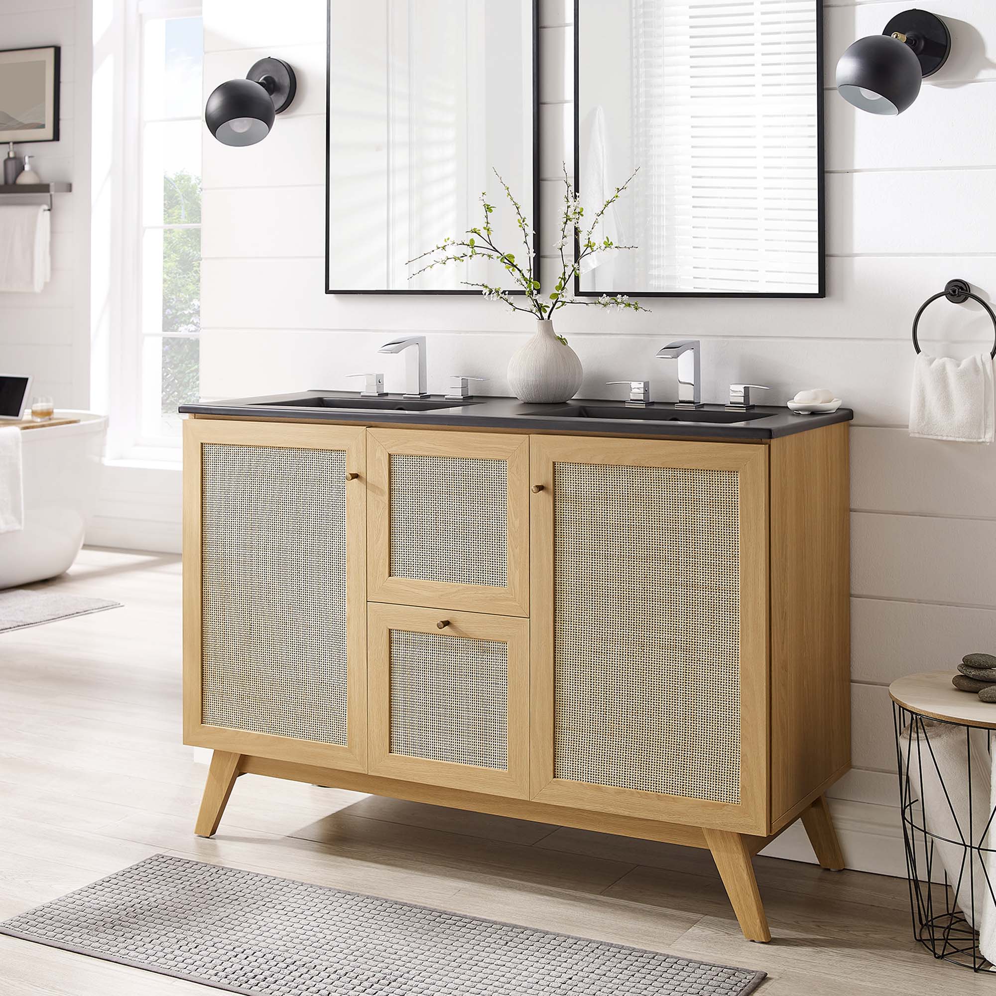 Modway Soma 48” Double Sink Bathroom Vanity