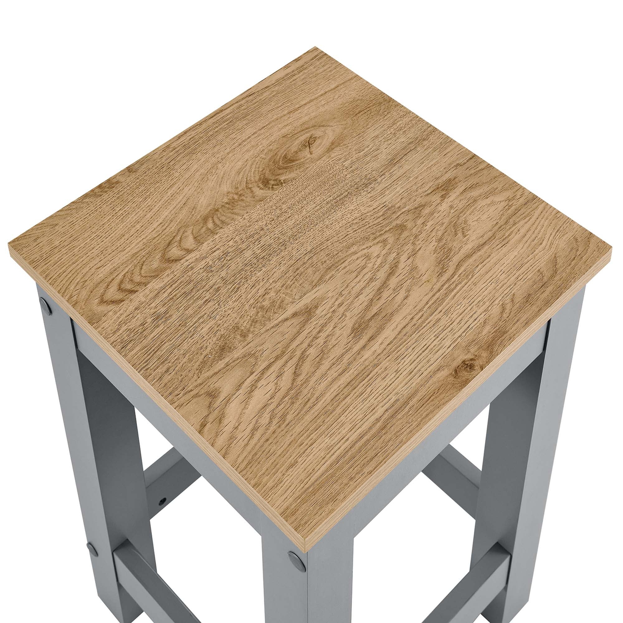 Modway Galley 3-Piece Kitchen Island and Stool Set