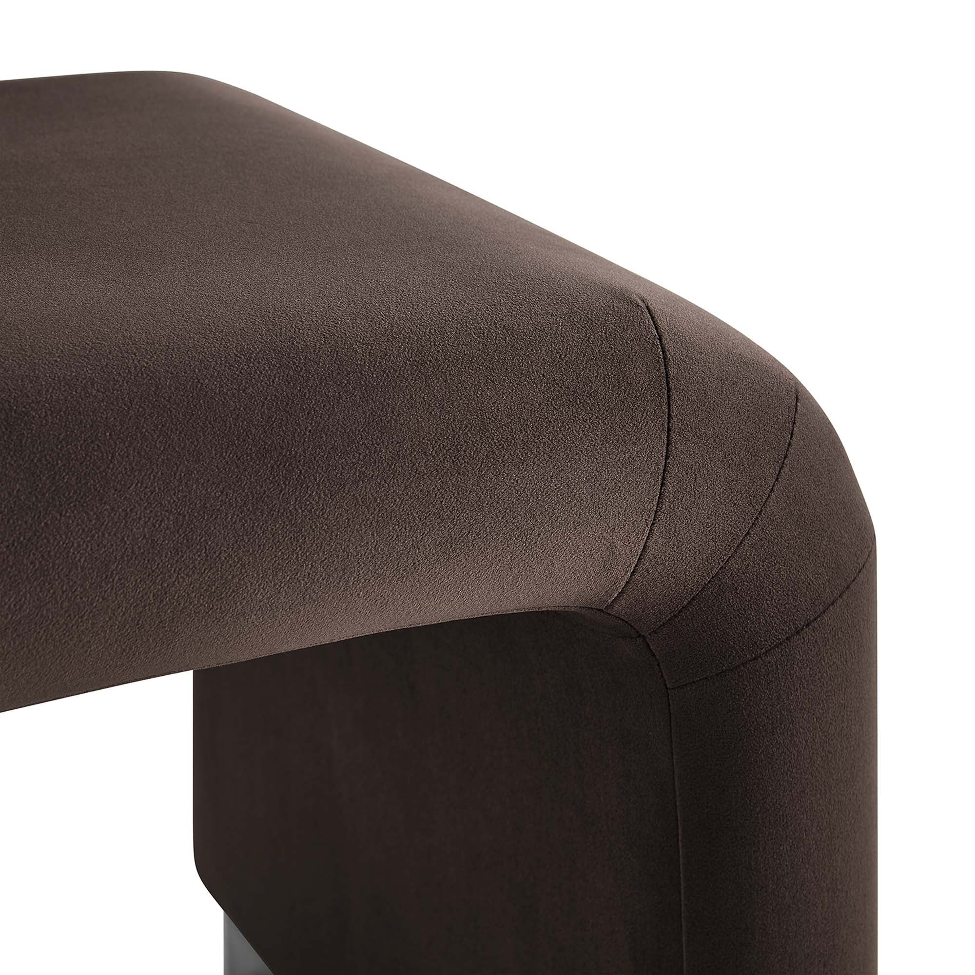Modway Koda Performance Velvet Waterfall Stool