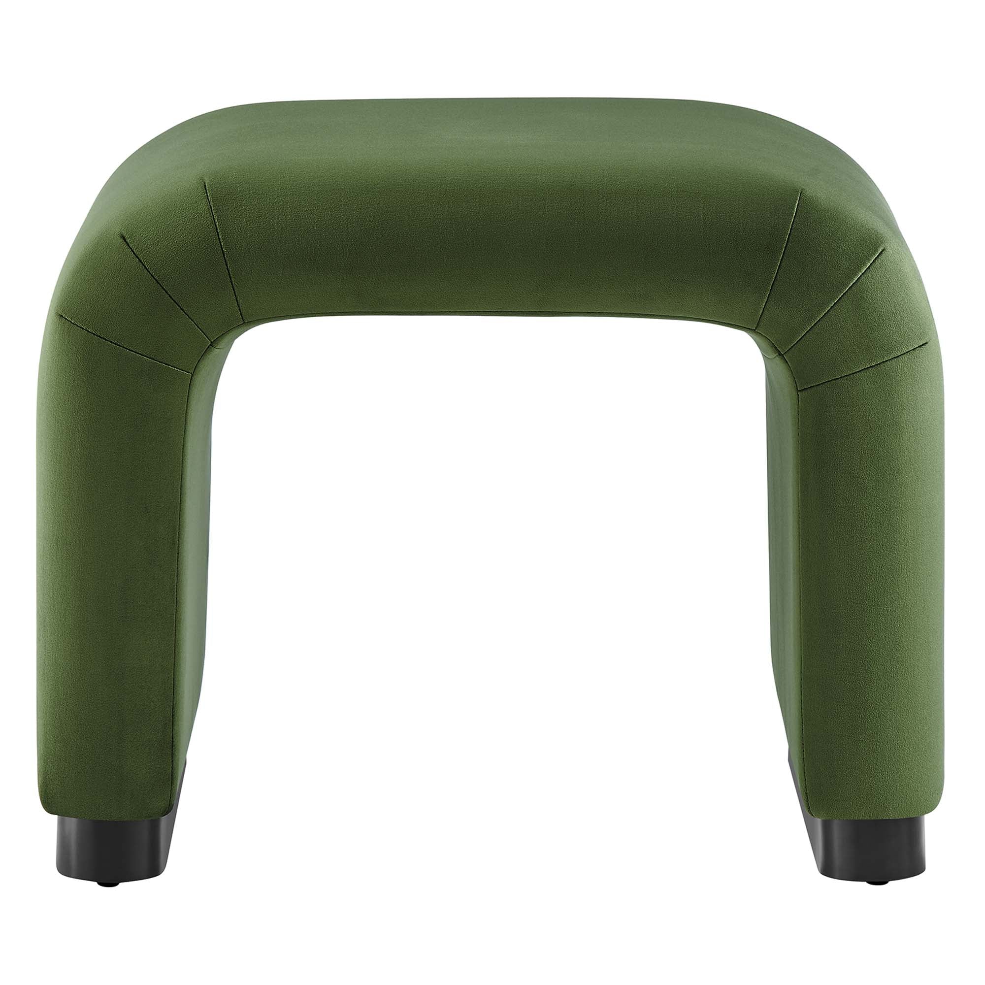Modway Koda Performance Velvet Waterfall Stool