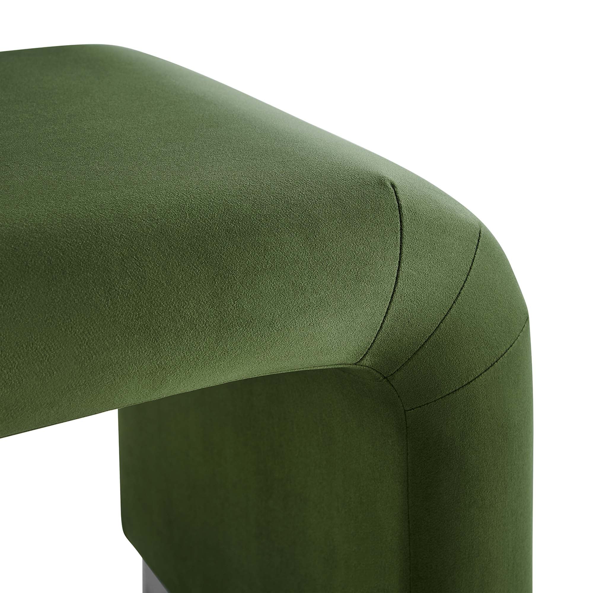 Modway Koda Performance Velvet Waterfall Stool