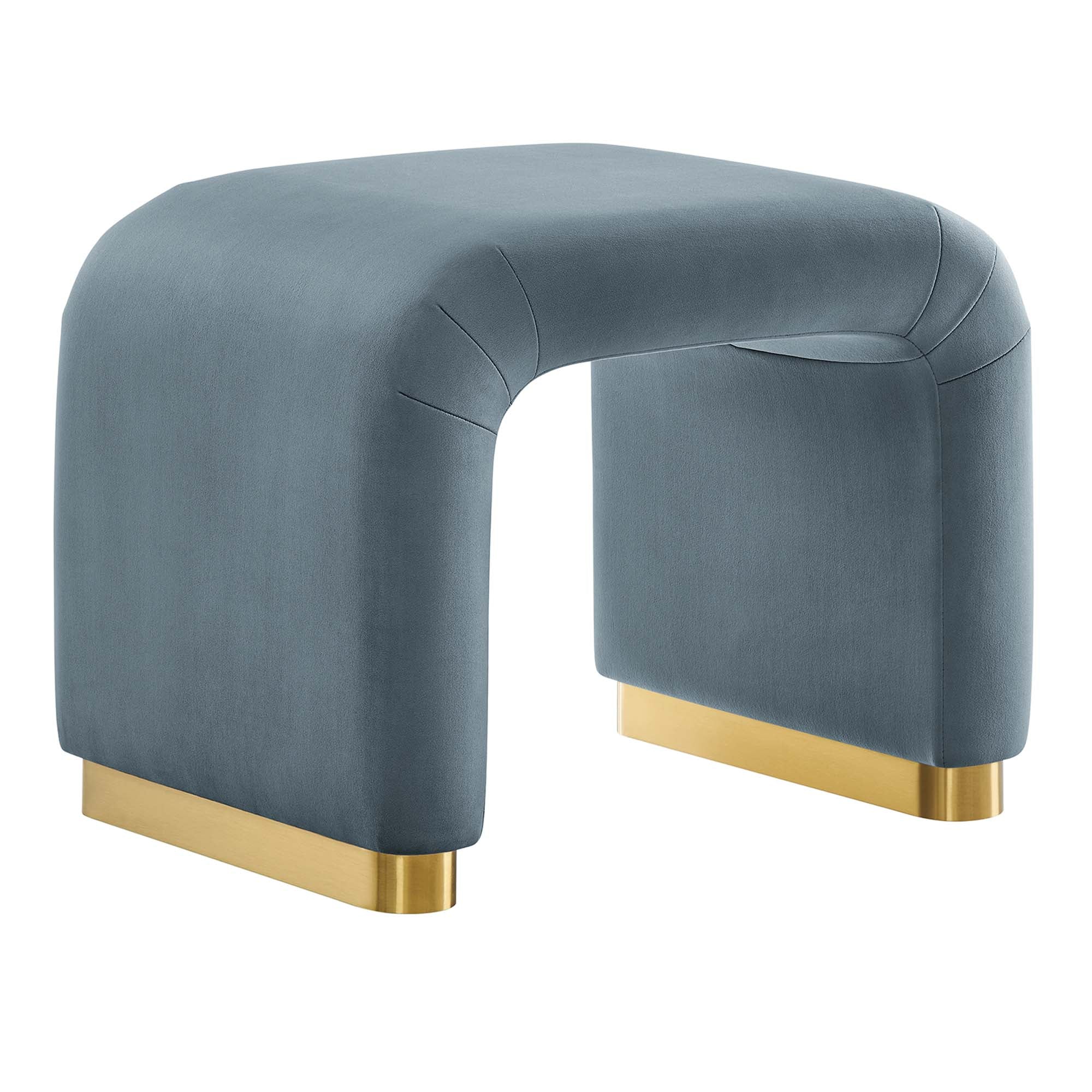 Modway Koda Performance Velvet Waterfall Stool