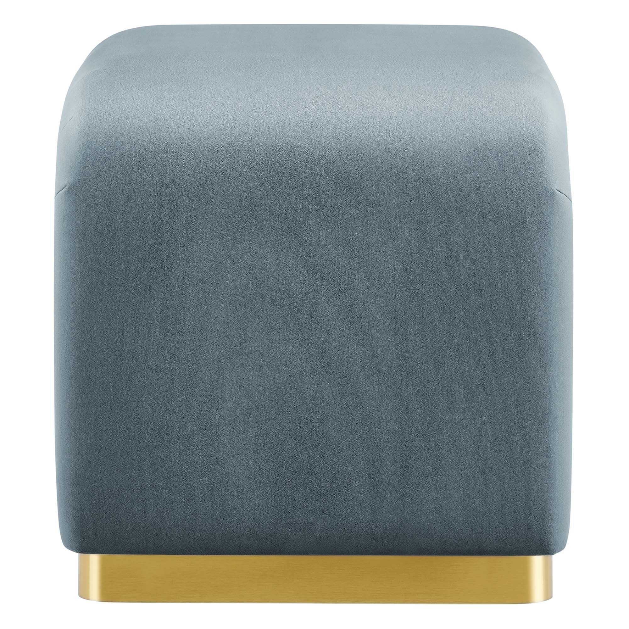 Modway Koda Performance Velvet Waterfall Stool
