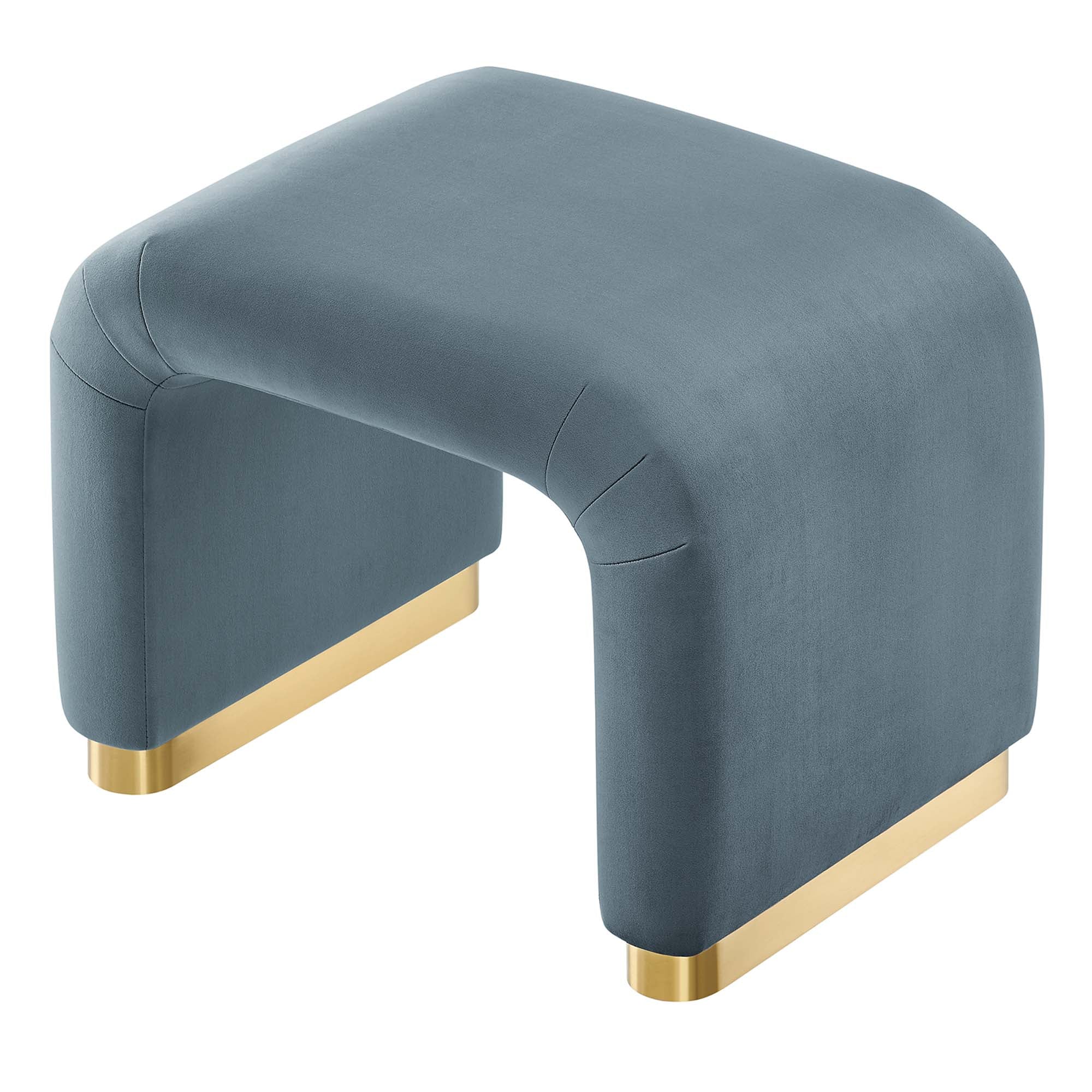 Modway Koda Performance Velvet Waterfall Stool