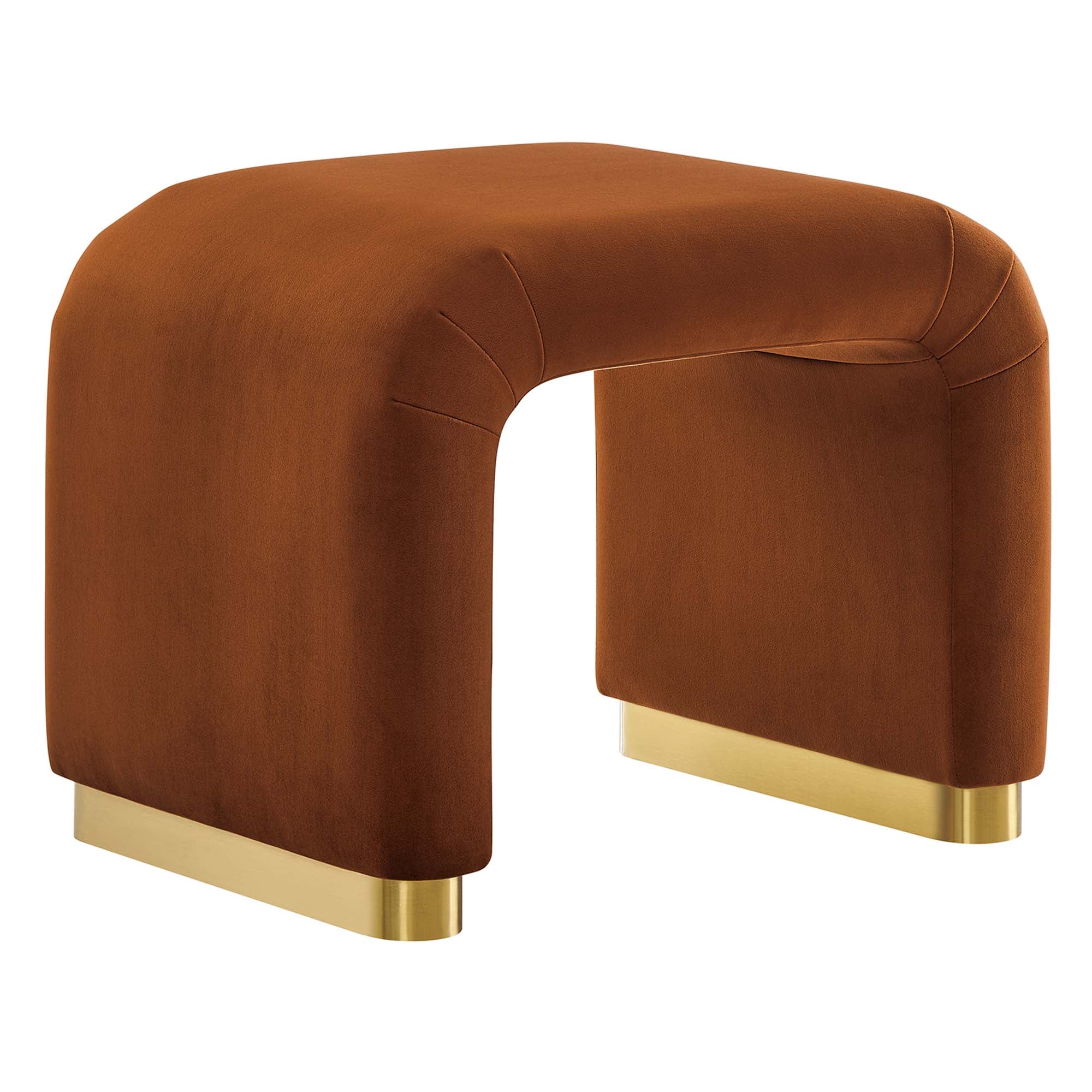 Modway Koda Performance Velvet Waterfall Stool