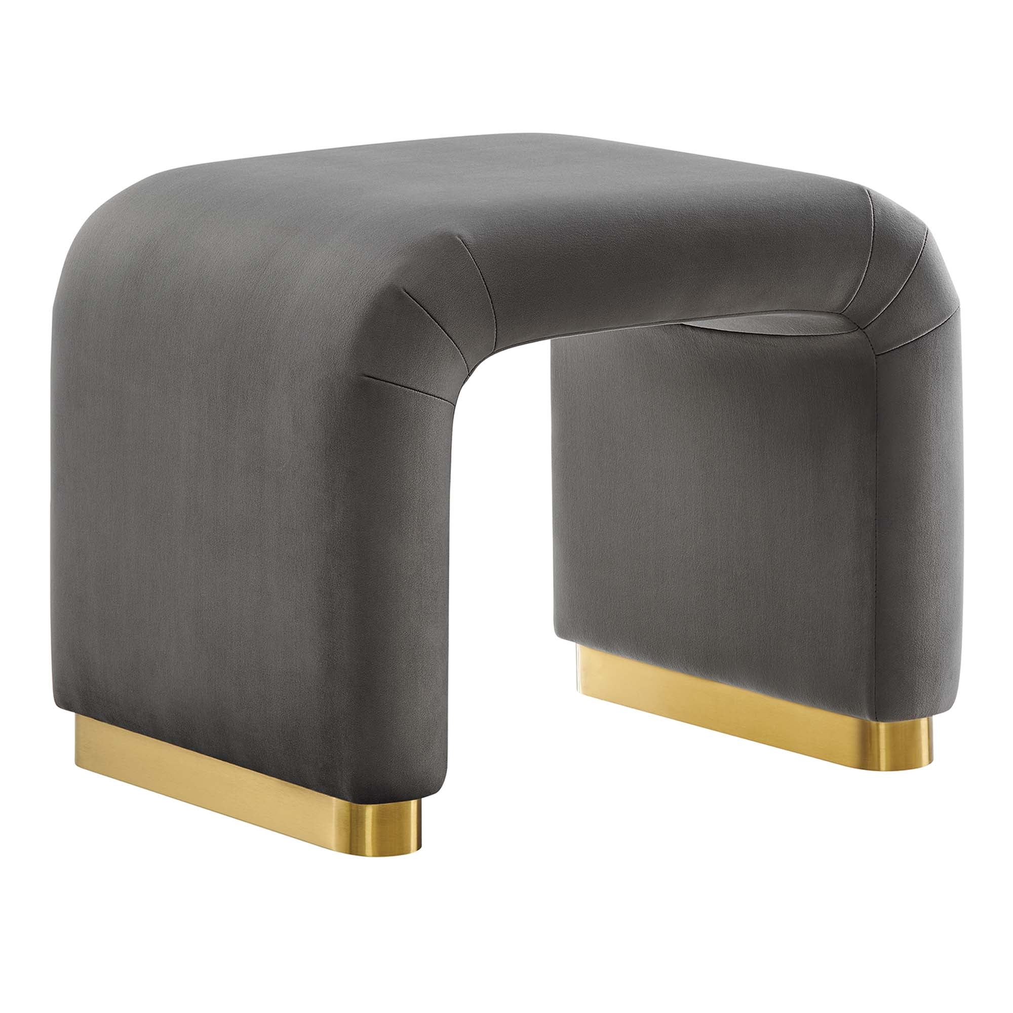 Modway Koda Performance Velvet Waterfall Stool