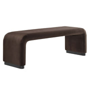 Modway Koda Performance Velvet Waterfall Long Bench