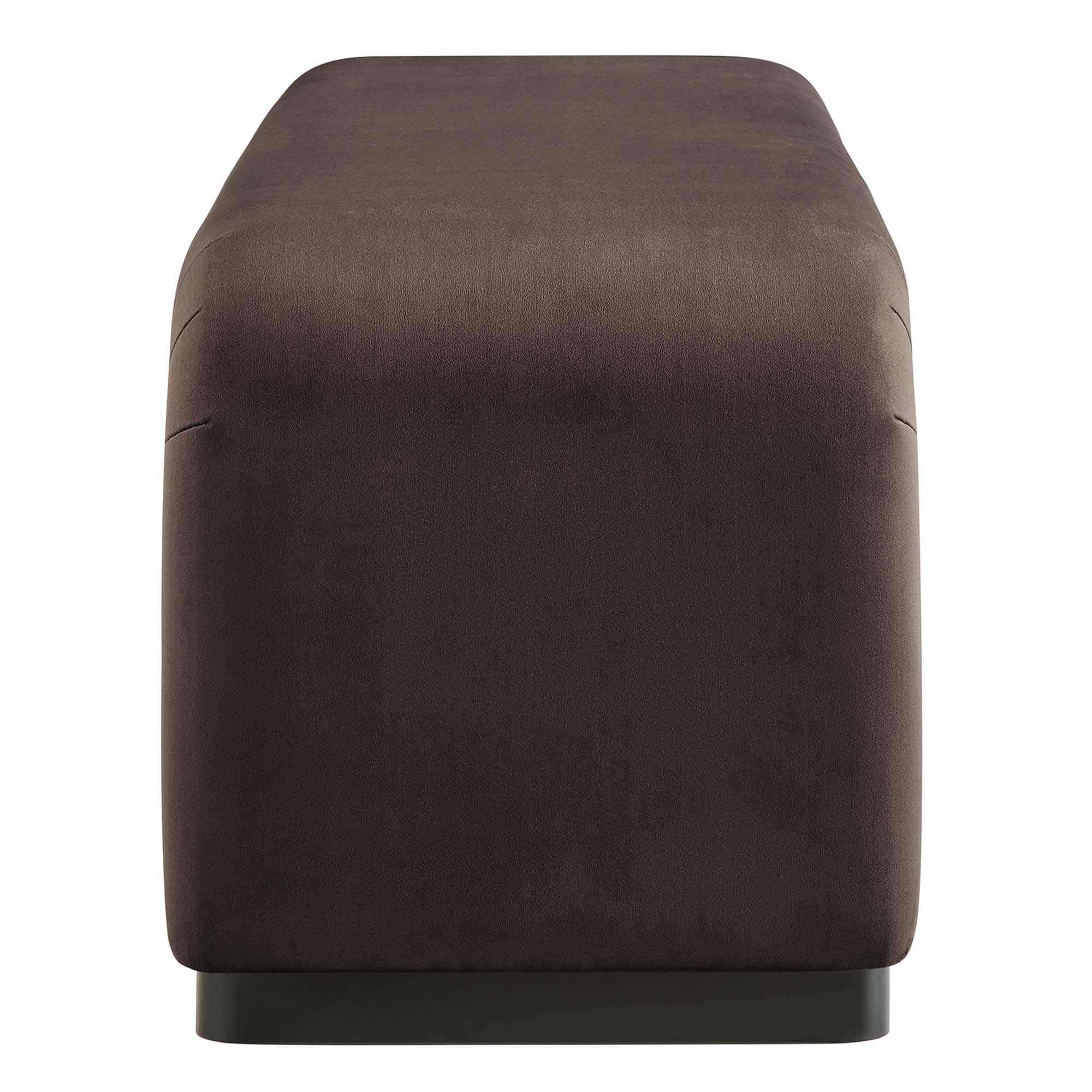 Modway Koda Performance Velvet Waterfall Long Bench