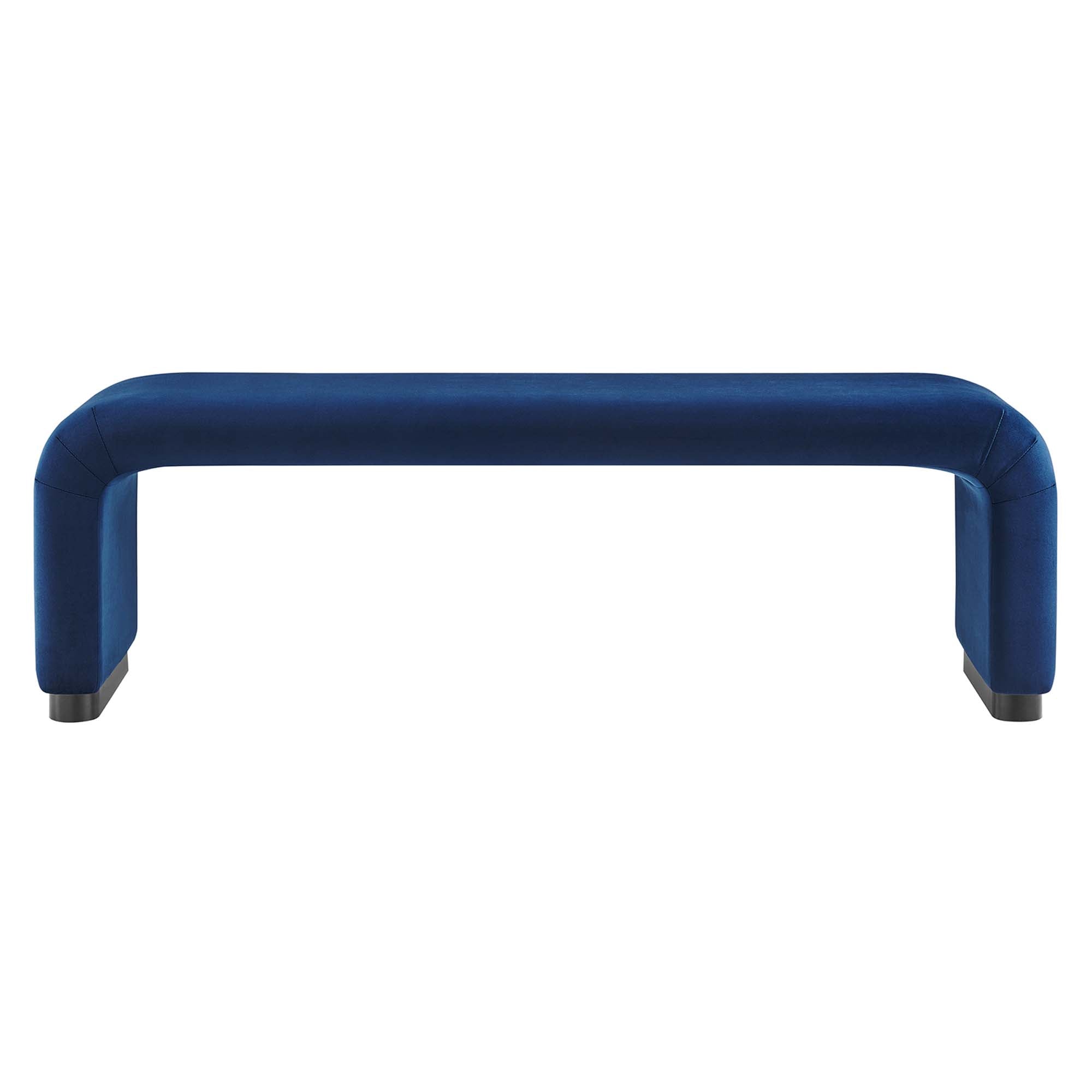Modway Koda Performance Velvet Waterfall Long Bench