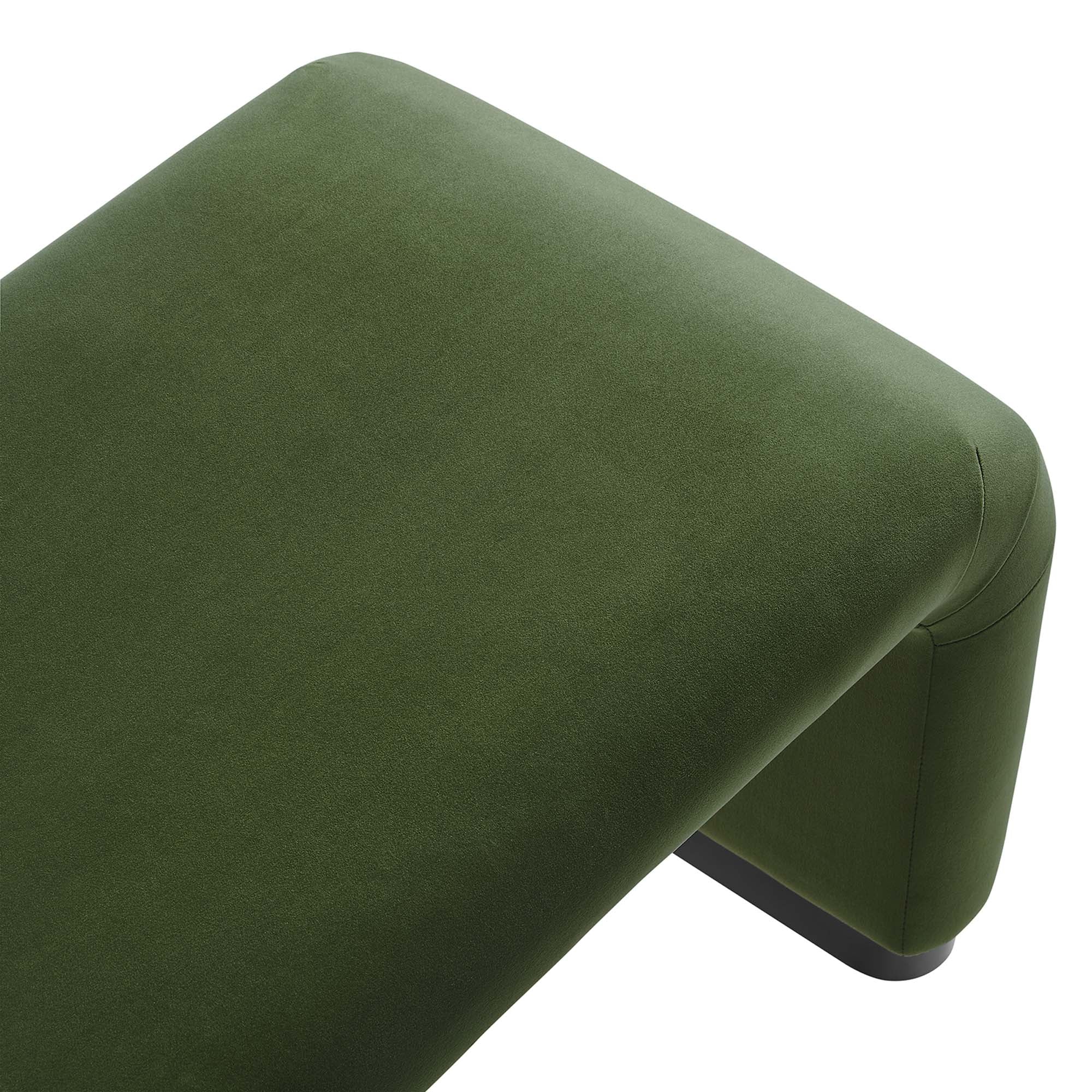 Modway Koda Performance Velvet Waterfall Long Bench