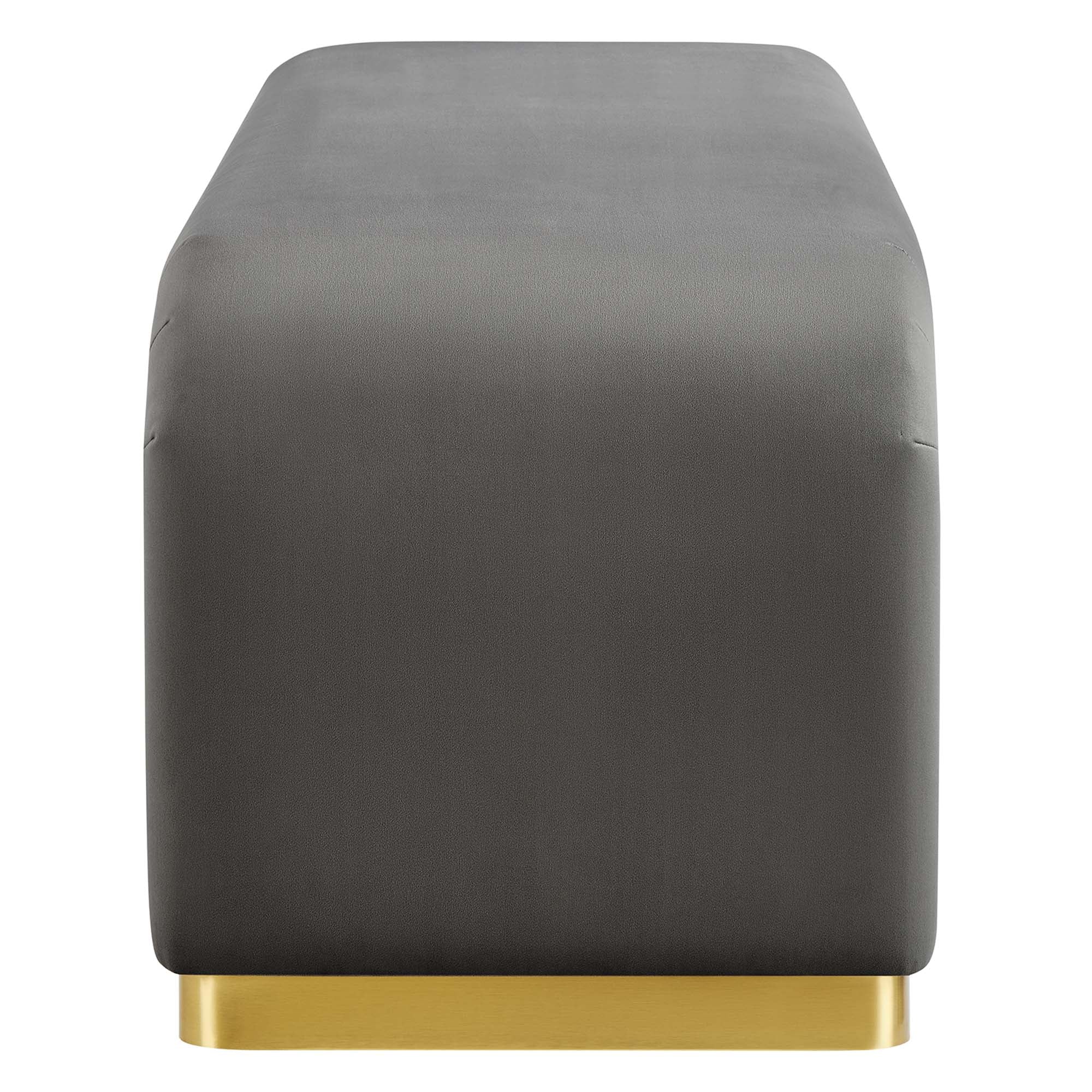 Modway Koda Performance Velvet Waterfall Long Bench