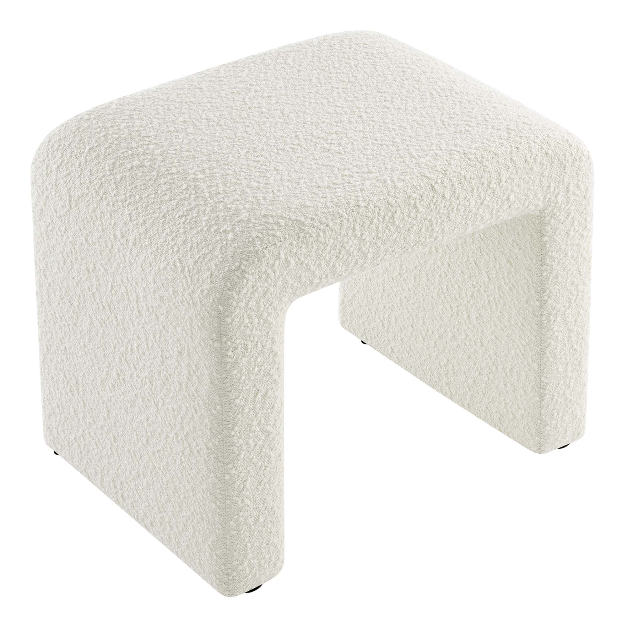 Modway Simba Boucle Fabric Waterfall Stool