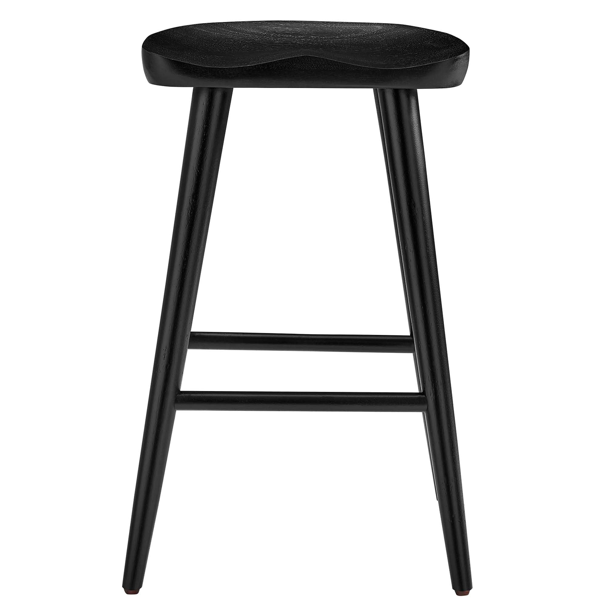 Modway Saville Backless Wood Counter Stools Set of 2
