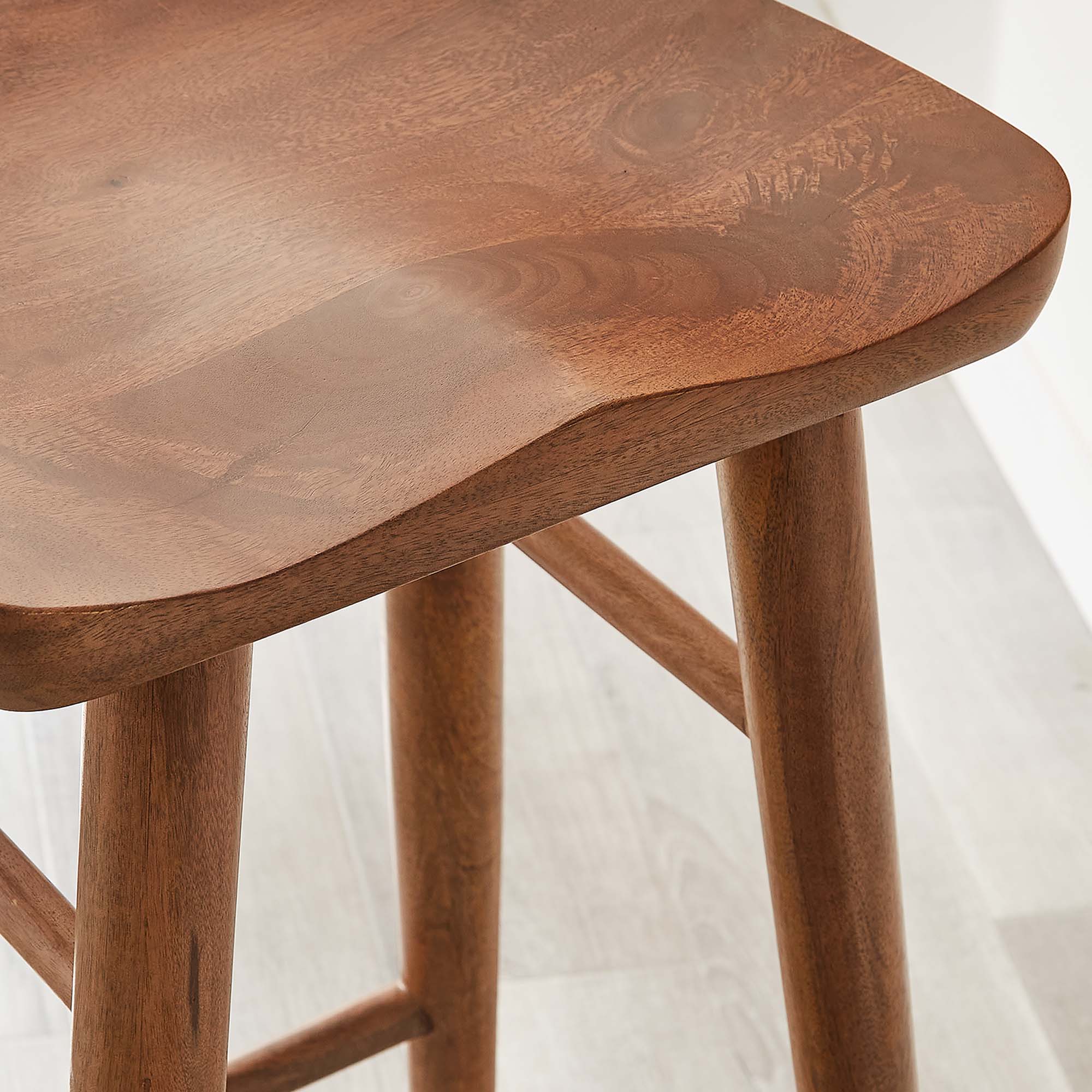 Modway Saville Backless Wood Bar Stools Set of 2